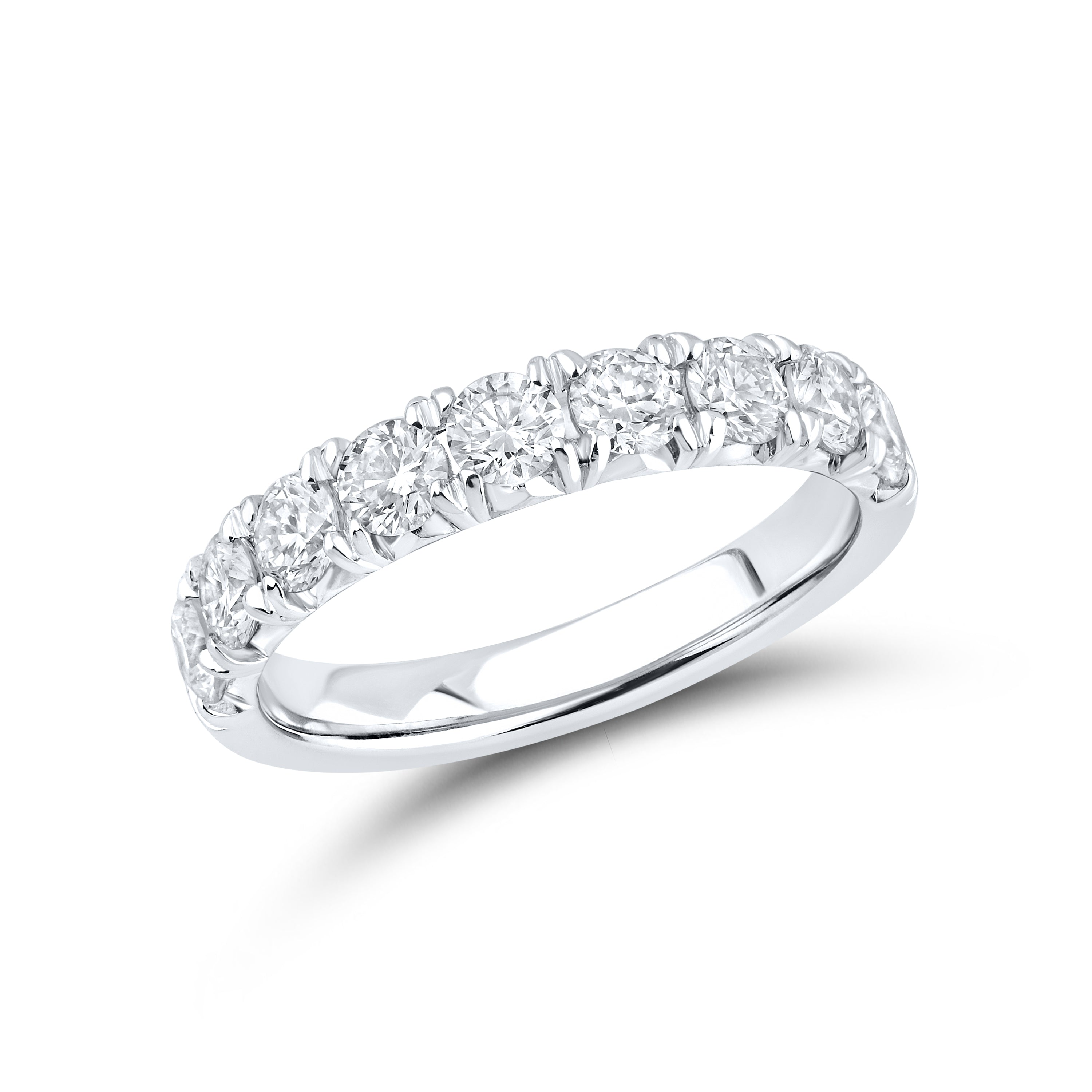 14KT WHITE GOLD 5.40 CTW Princess Shape LAB DIAMOND BRIDAL SET