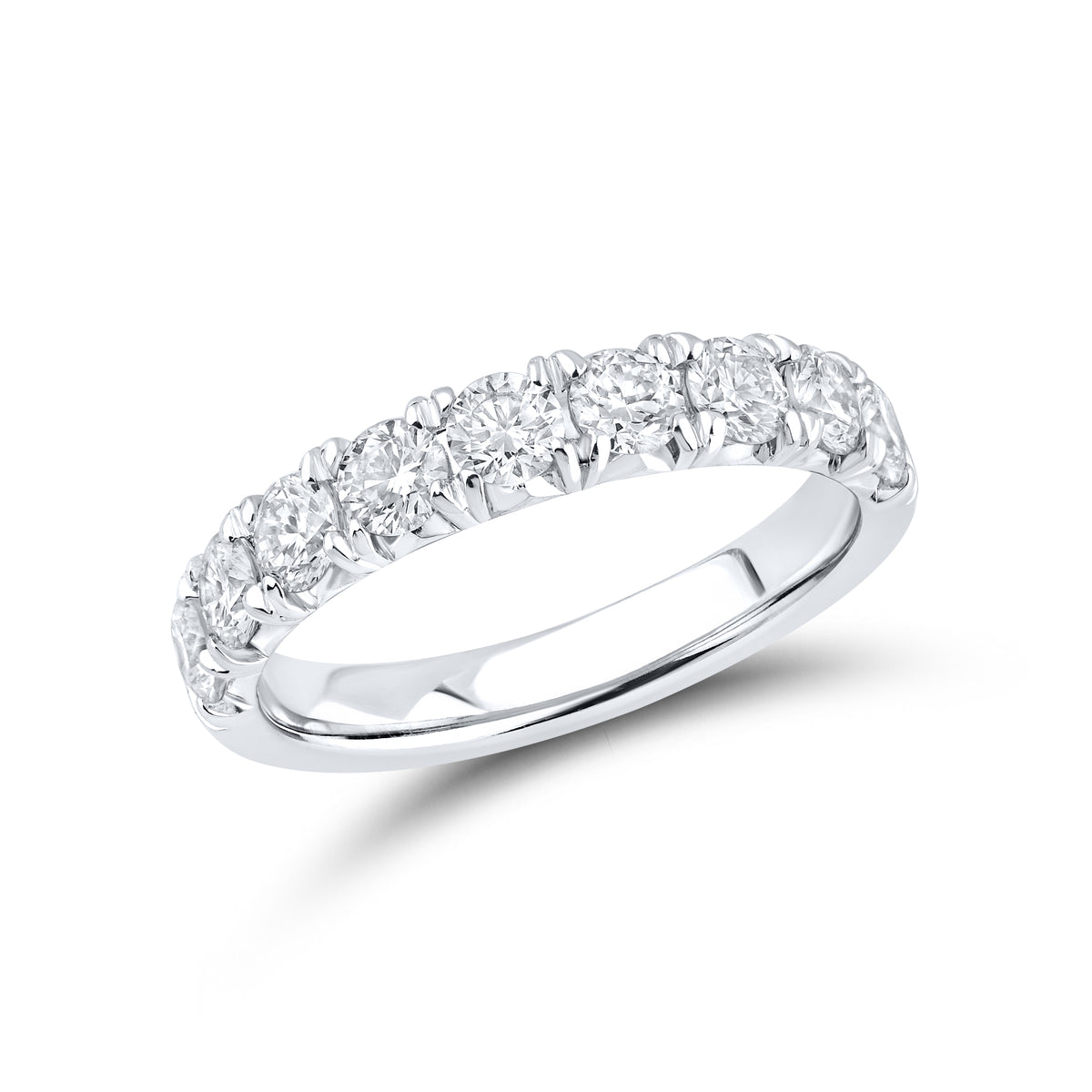 14KT WHITE GOLD 5.40 CTW Princess Shape LAB DIAMOND BRIDAL SET