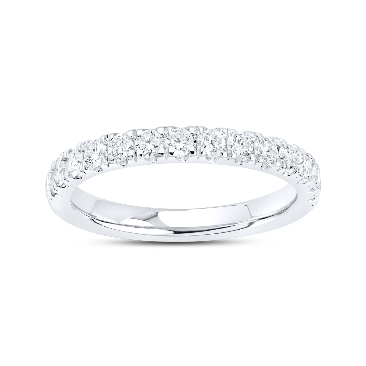 14KT white gold 6.21 CTW Lab Diamond Bridal ring set