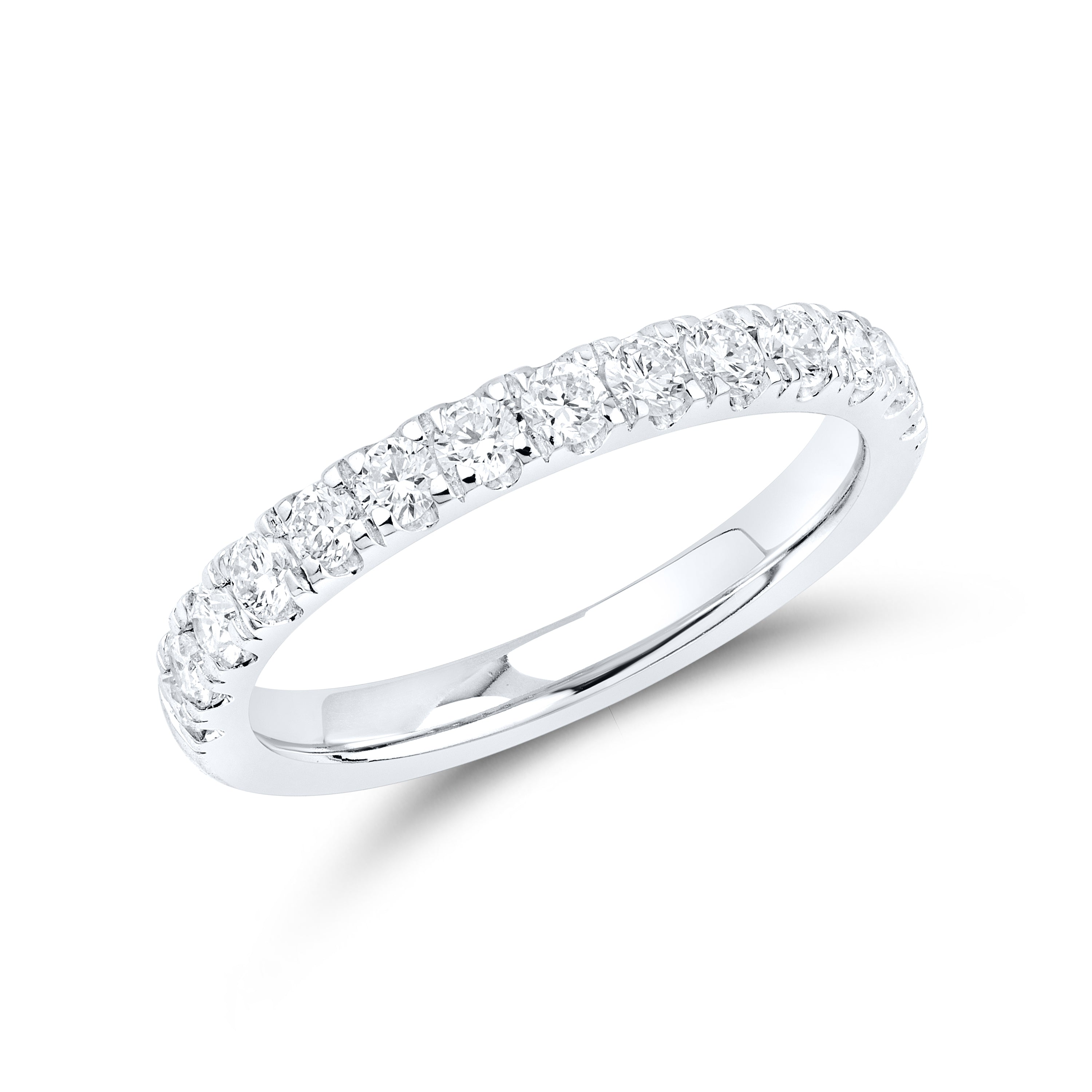 10KT white gold 6.25 CTW Lab Diamond Bridal ring set