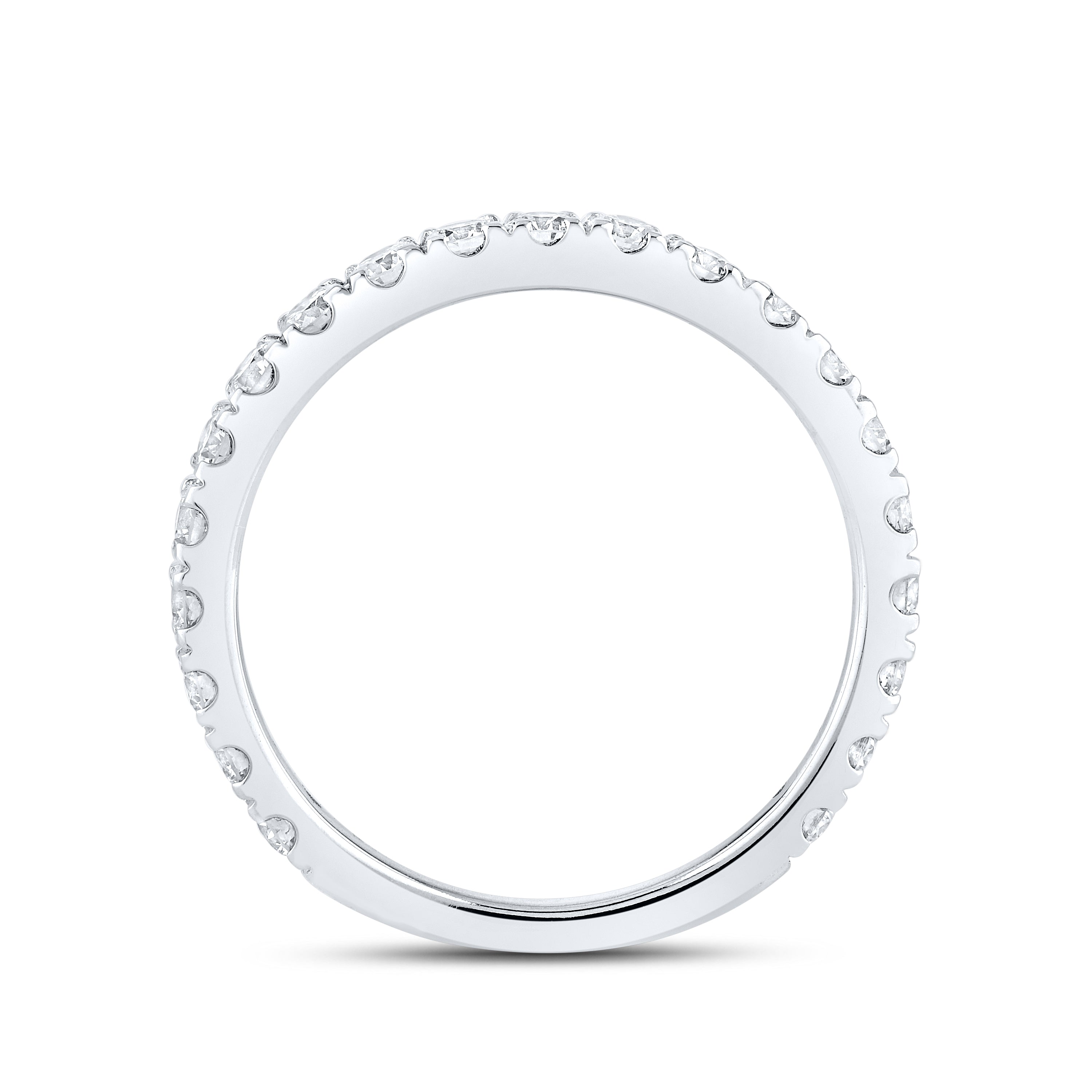 14KT WHITE GOLD 6.38 CTW LAB DIAMOND BRIDAL SET