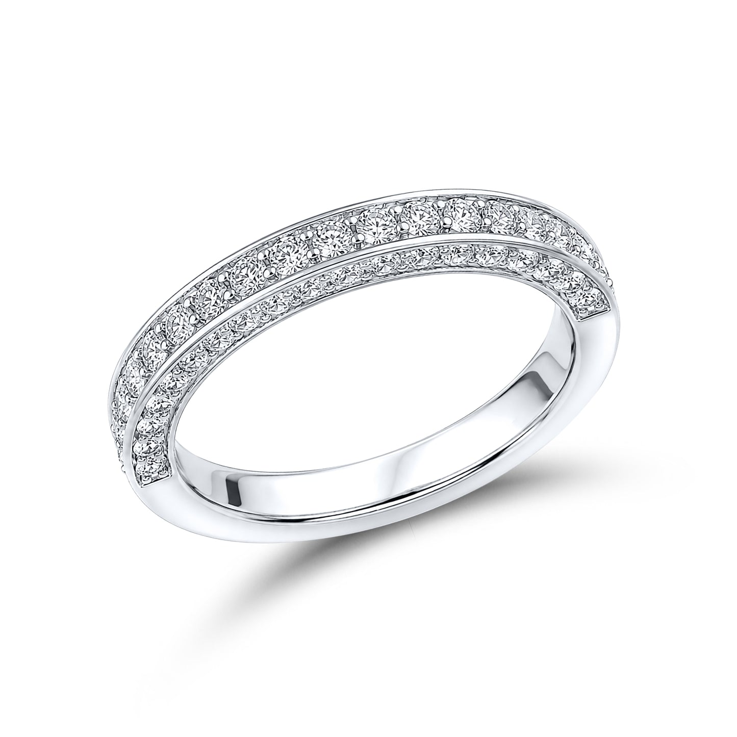 14KT WHITE GOLD 7.31 CTW LAB DIAMOND OVAL RING 5.07 CTW CENTER