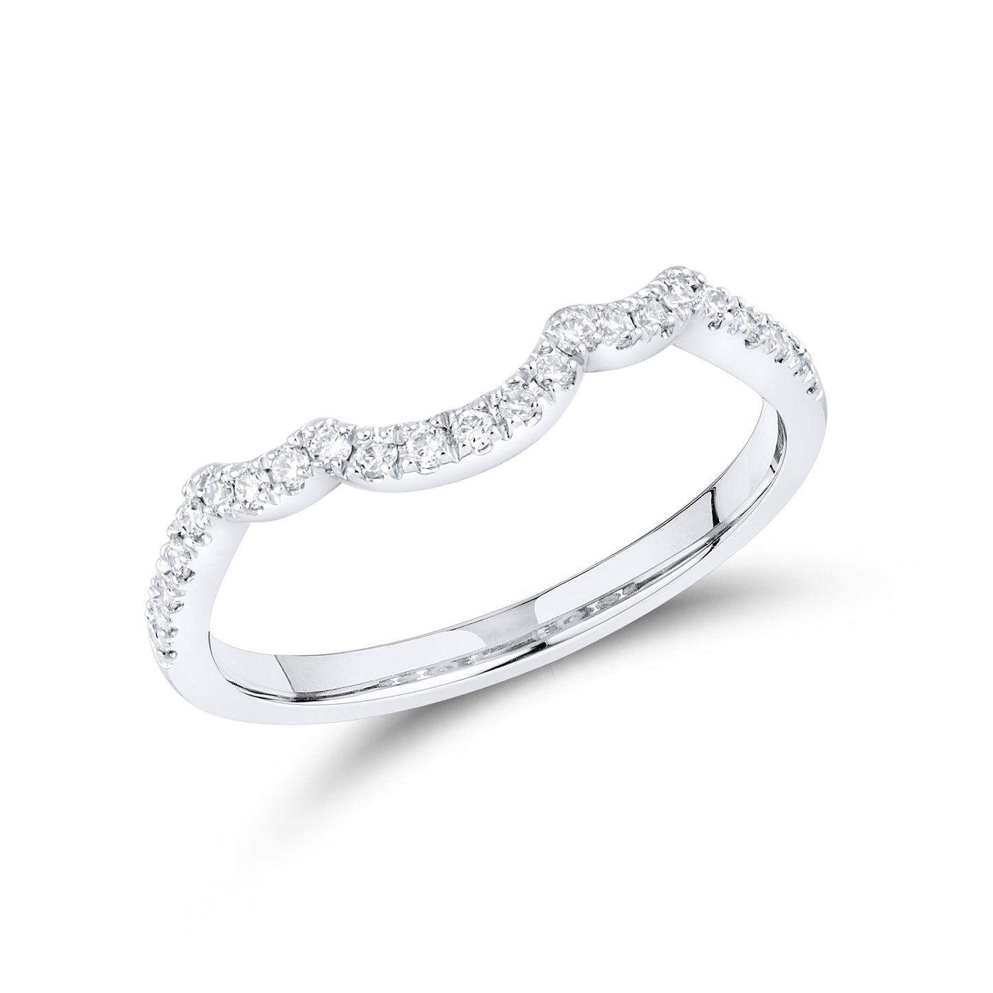 10K WHITE GOLD LAB DIAMOND BRIDAL SET 1.55 CTW