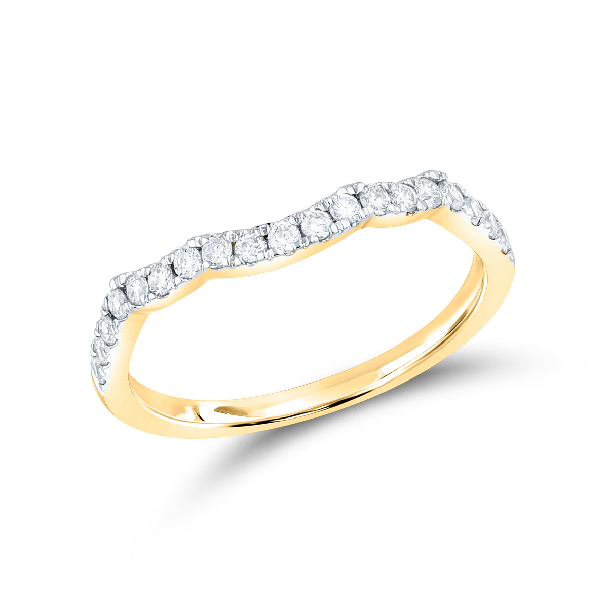 10KT YELLOW GOLD LAB DIAMOND BRIDAL SET 1.25 CTW