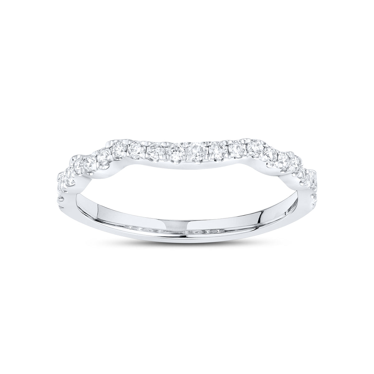 14kt White Gold 1.29 CTW Lab Diamond Bridal Ring Set