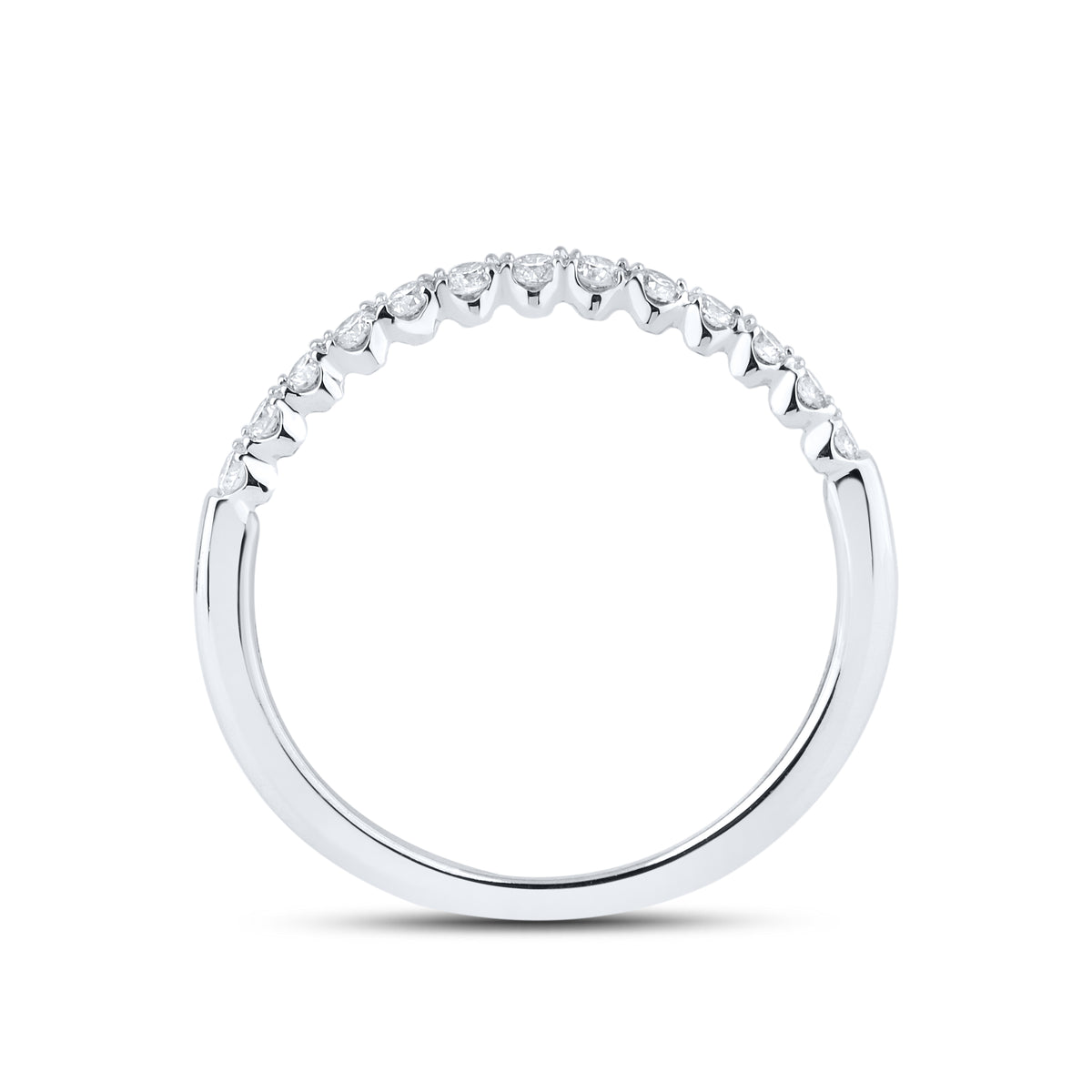10KT WHITE GOLD 1.27 CTW LAB DIAMOND BRIDAL SET