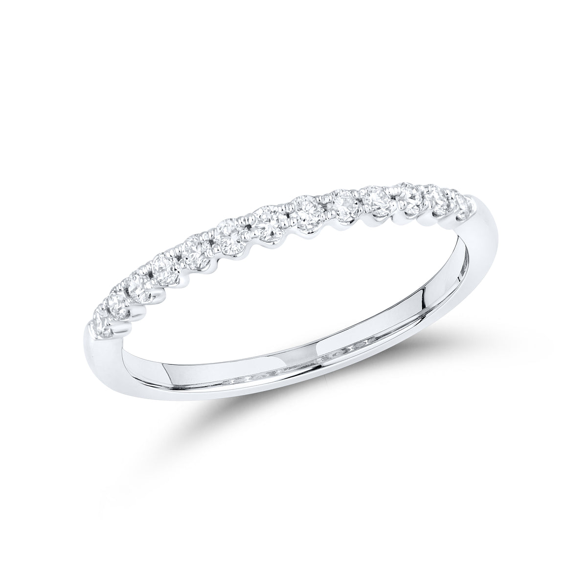 10KT WHITE GOLD 1.27 CTW LAB DIAMOND BRIDAL SET