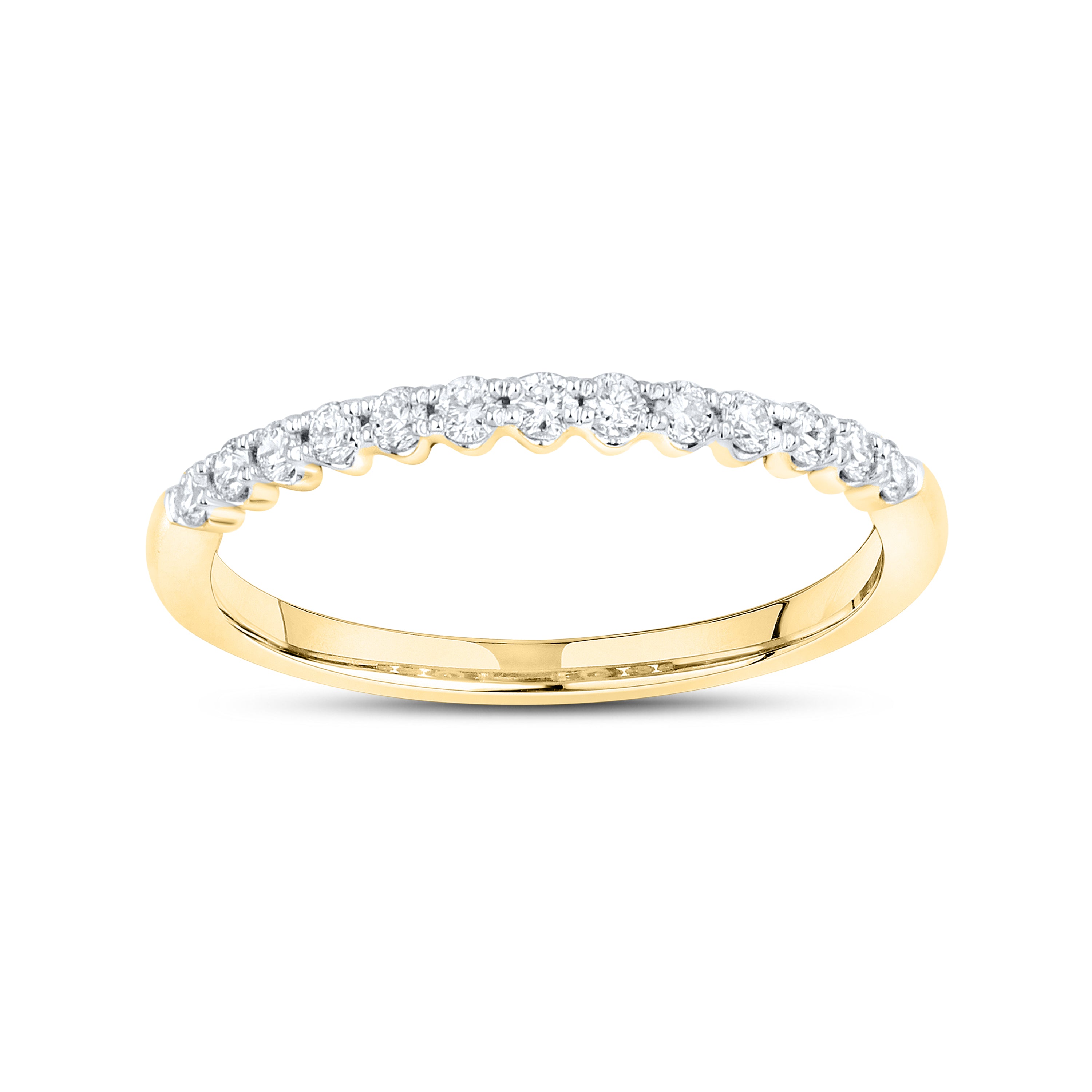 14KT YELLOW GOLD 1.25 CTW LAB DIAMOND BRIDAL SET