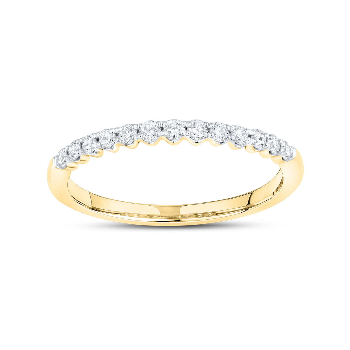 14KT YELLOW GOLD 1.25 CTW LAB DIAMOND BRIDAL SET