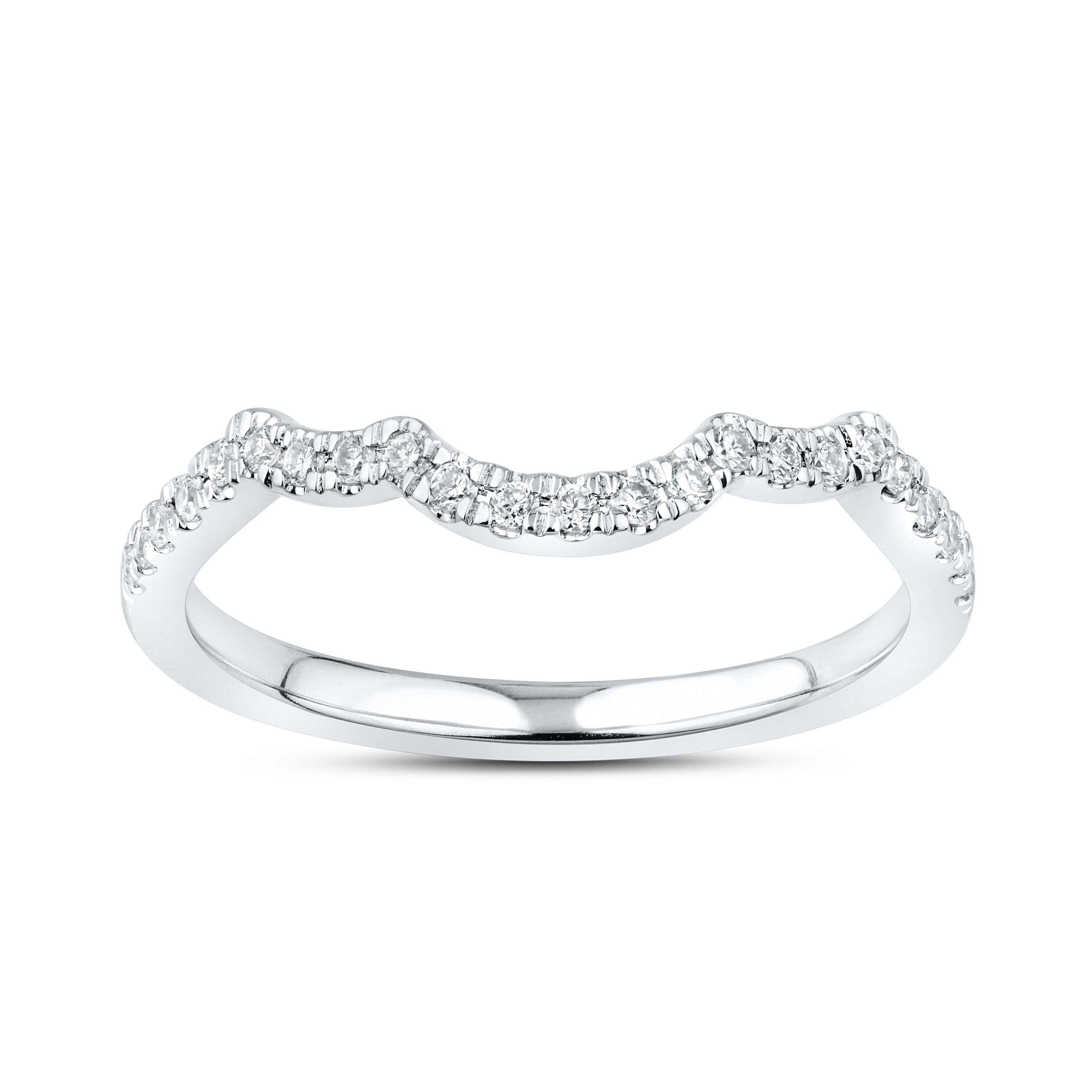 10kt White Gold 1.19 CTW Lab Diamond Bridal Ring Set