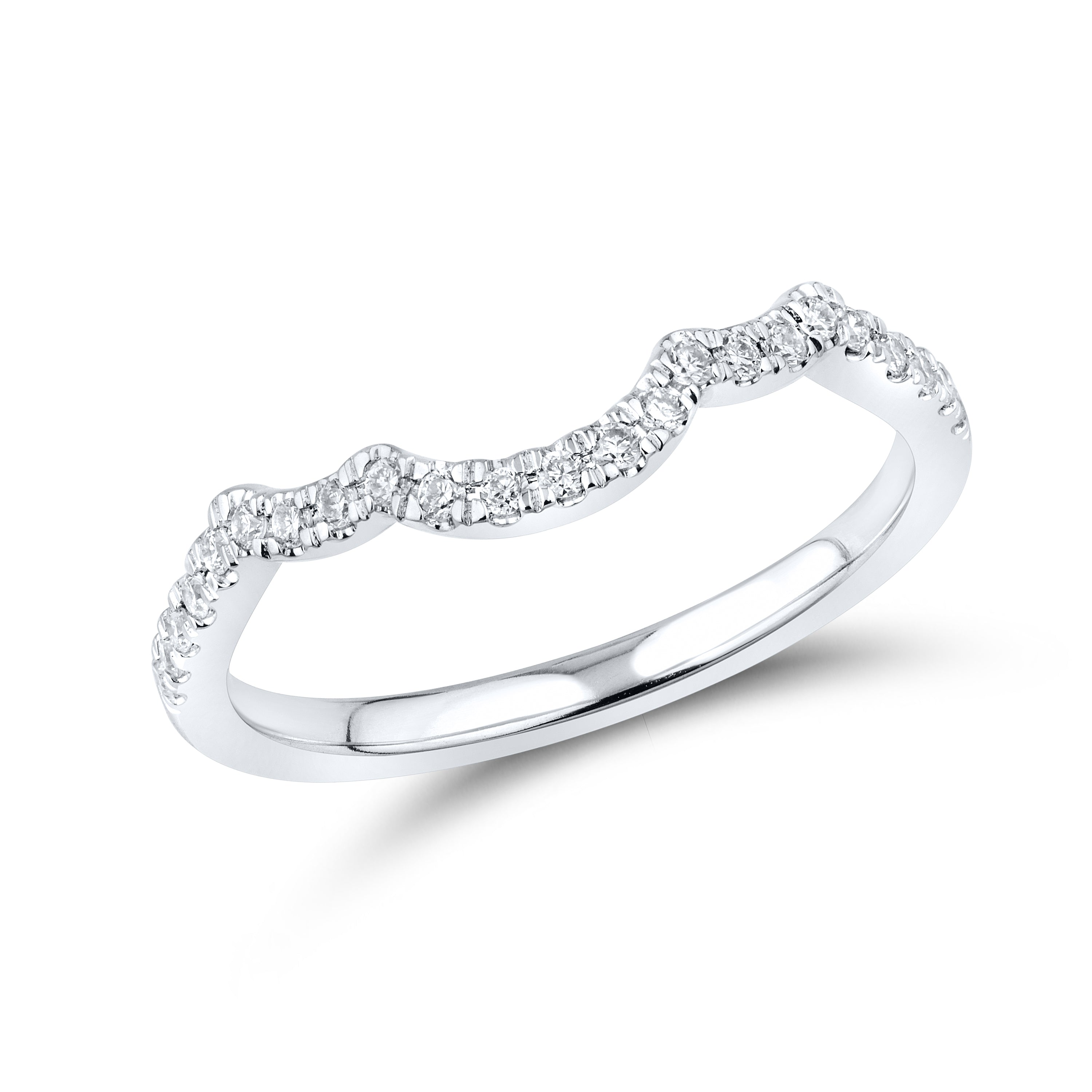 10kt White Gold 1.19 CTW Lab Diamond Bridal Ring Set