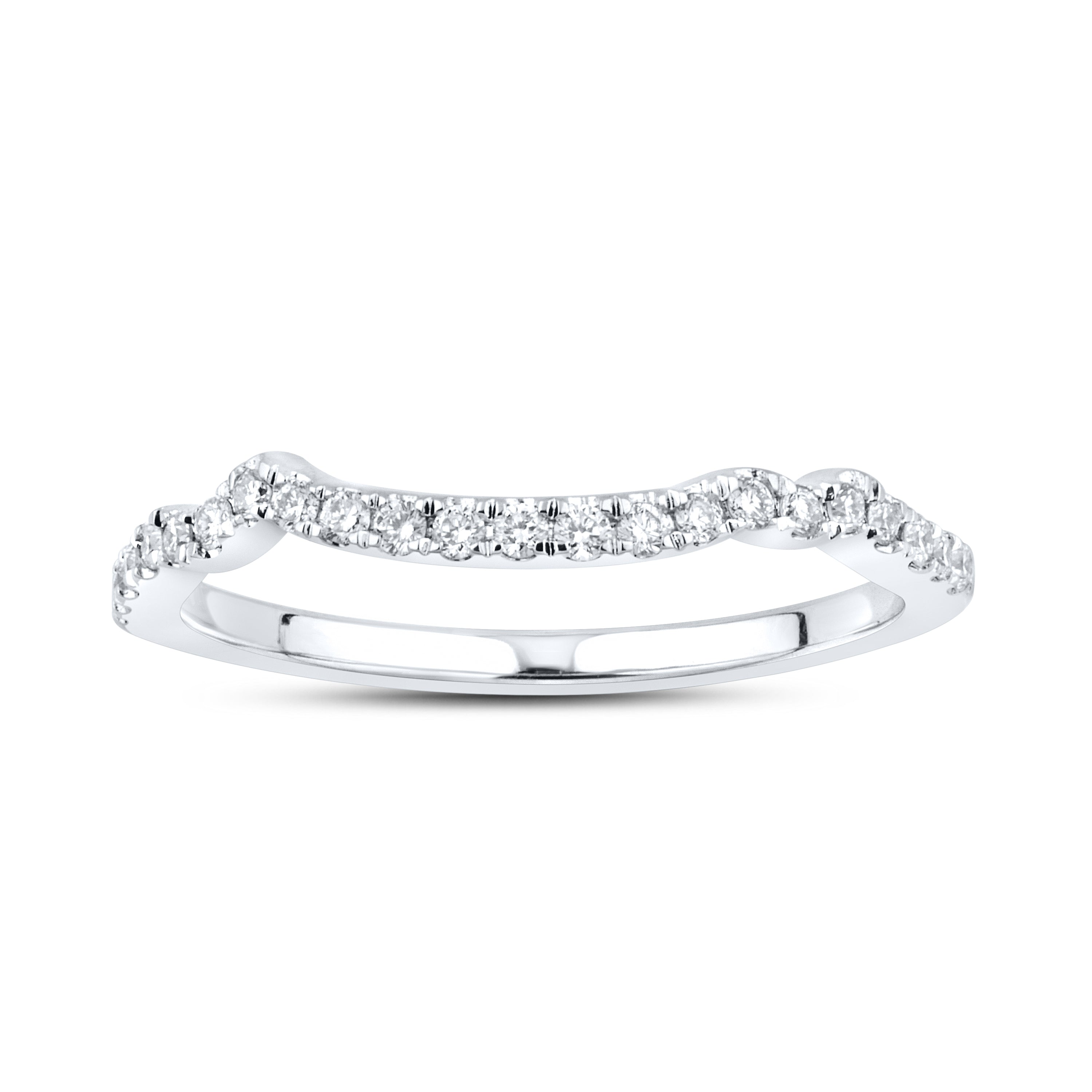 10kt White Gold 1.11 CTW Lab Diamond Bridal Ring Set