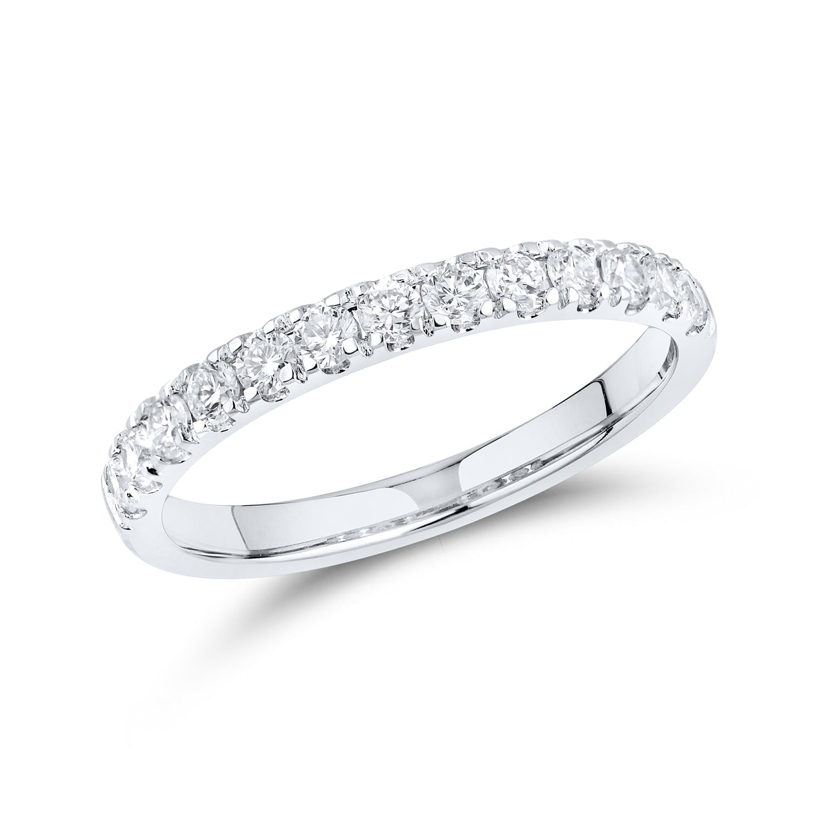 14KT WHITE GOLD 3.00 CTW LAB DIAMOND BRIDAL SET