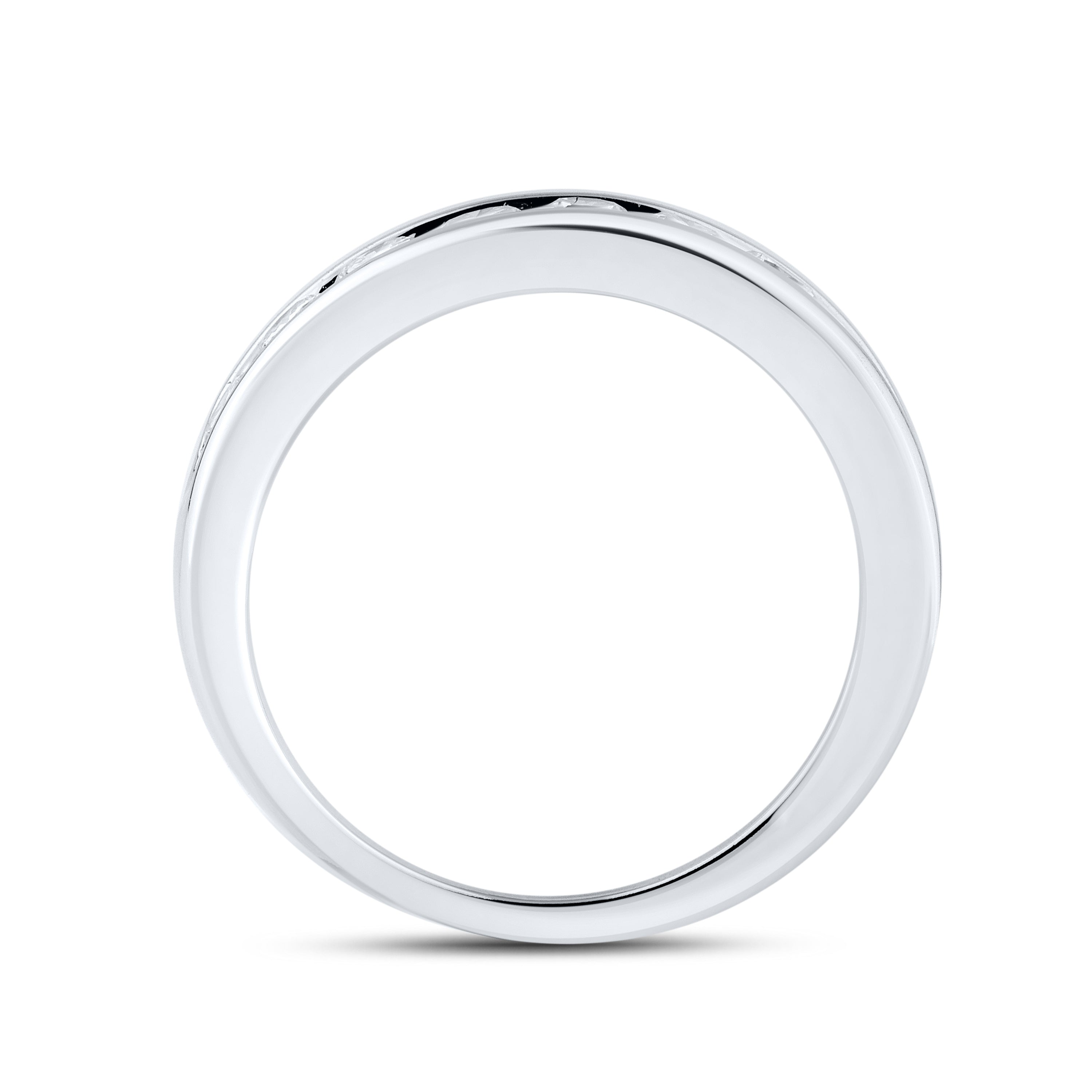 10k white gold 3.05 CTW Lab Diamond Bridal ring set