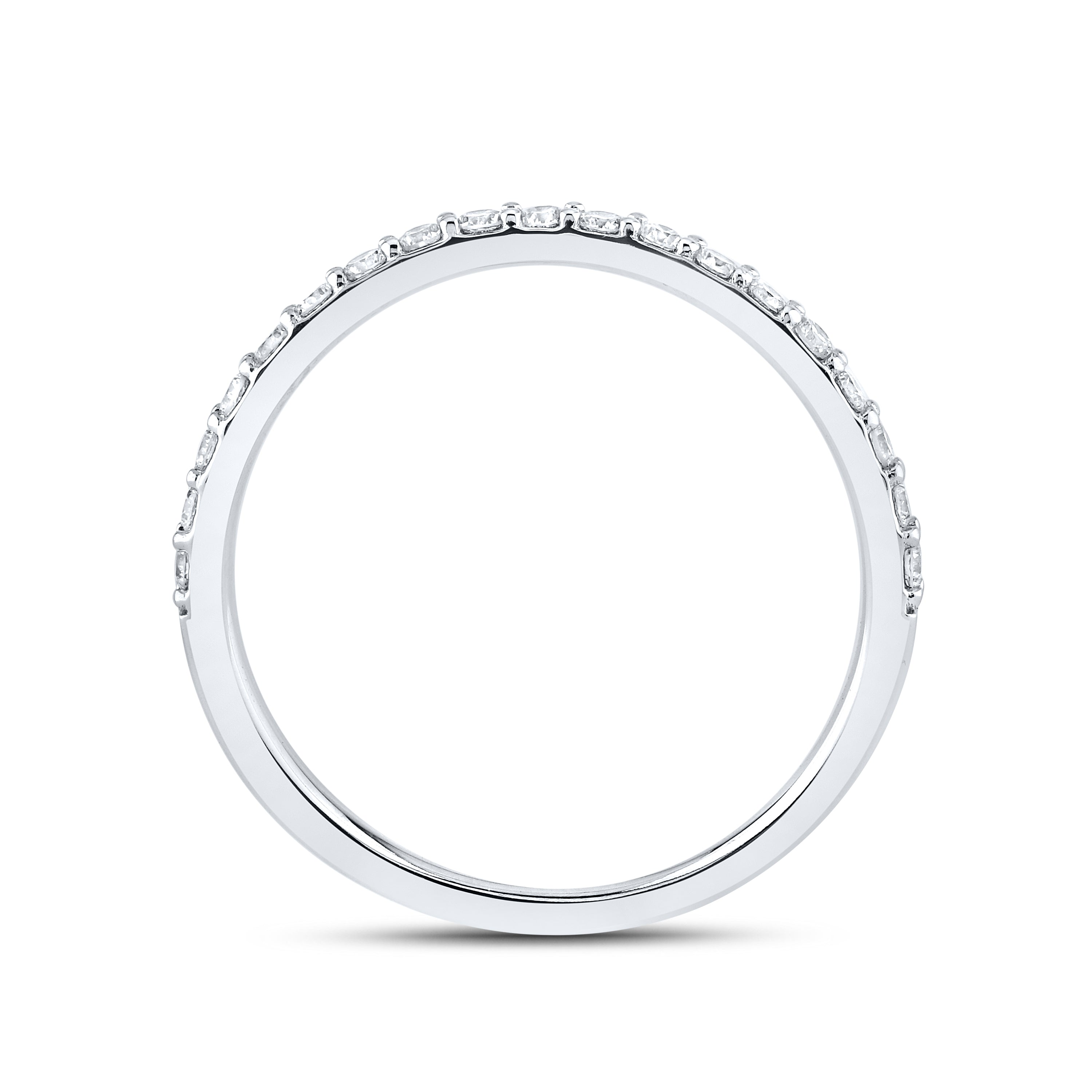 14KT WHITE GOLD 3 CTW PRINCESS AND ROUND SHAPE LAB DIAMOND BRIDAL SET