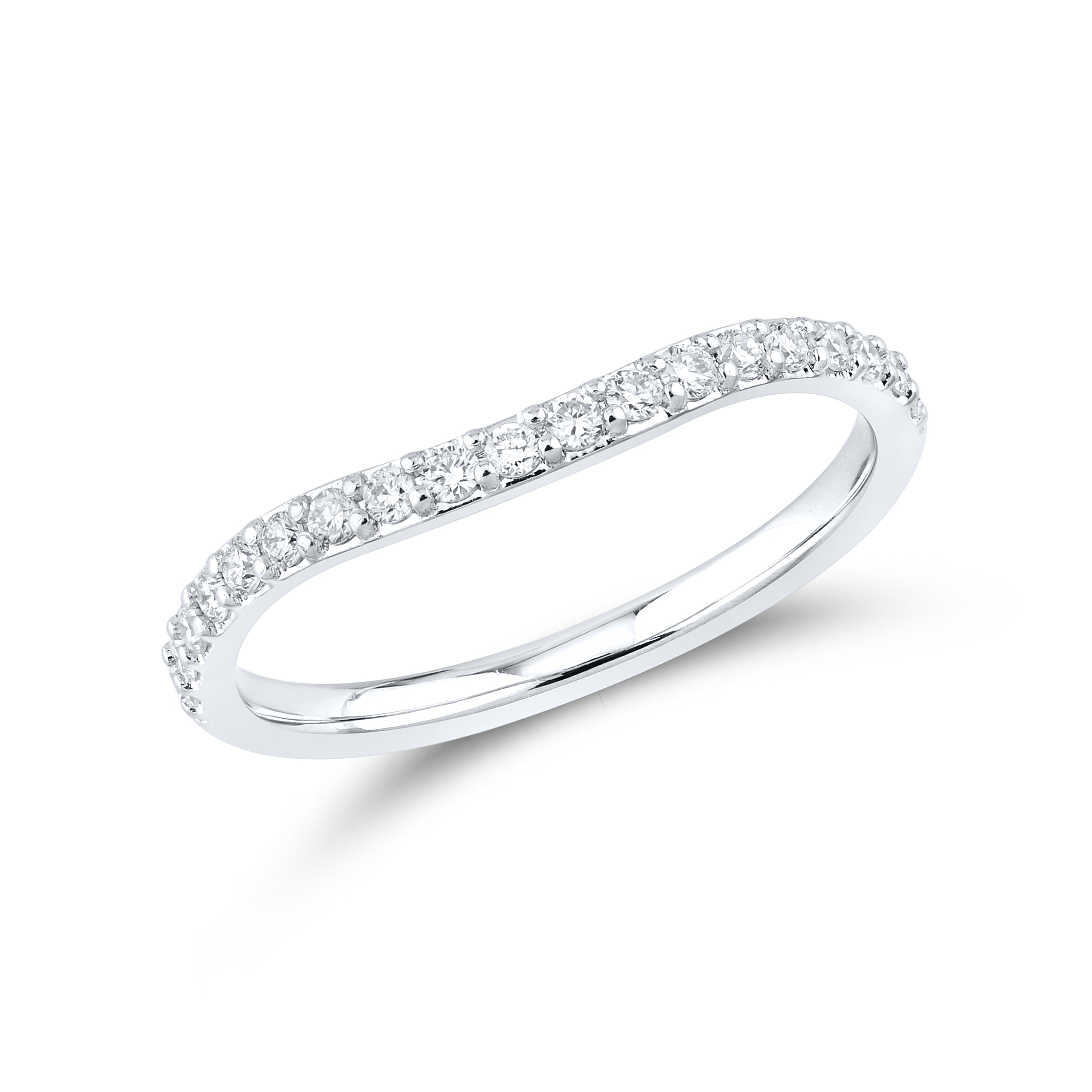 14KT WHITE GOLD 3 CTW PRINCESS AND ROUND SHAPE LAB DIAMOND BRIDAL SET