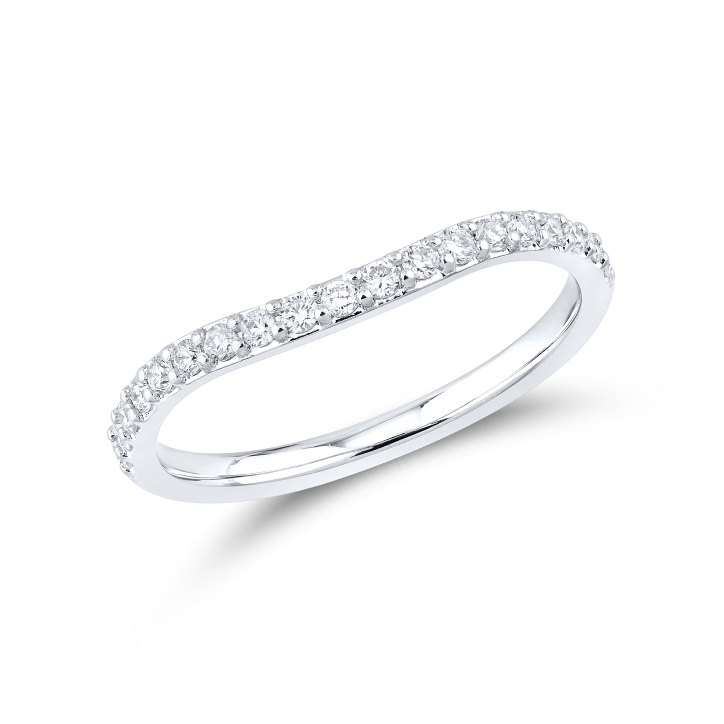 14KT WHITE GOLD 3 CTW PRINCESS AND ROUND SHAPE LAB DIAMOND BRIDAL SET