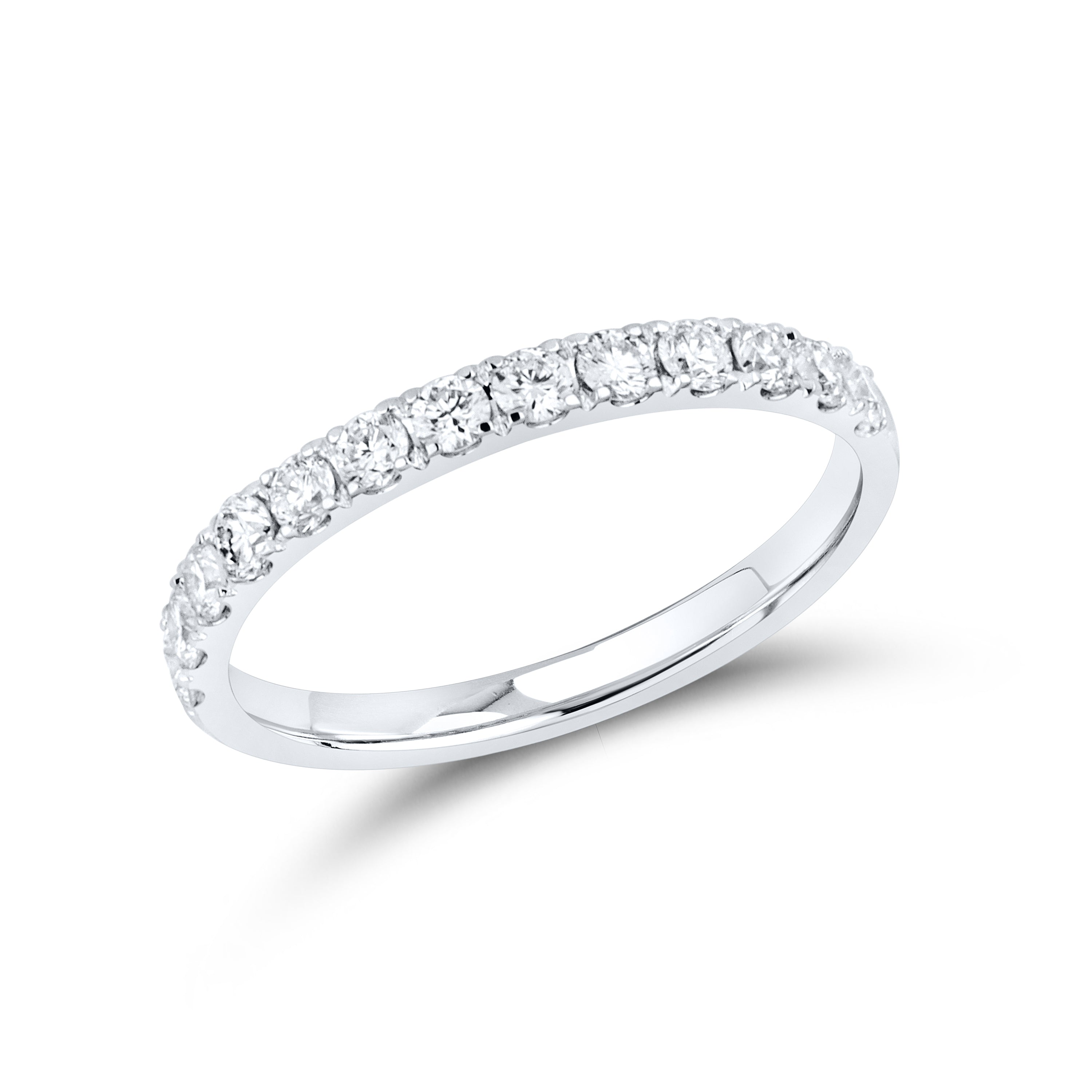 14kt White Gold 3 CTW  Radiant  Shape  Lab Diamond Bridal Ring Set