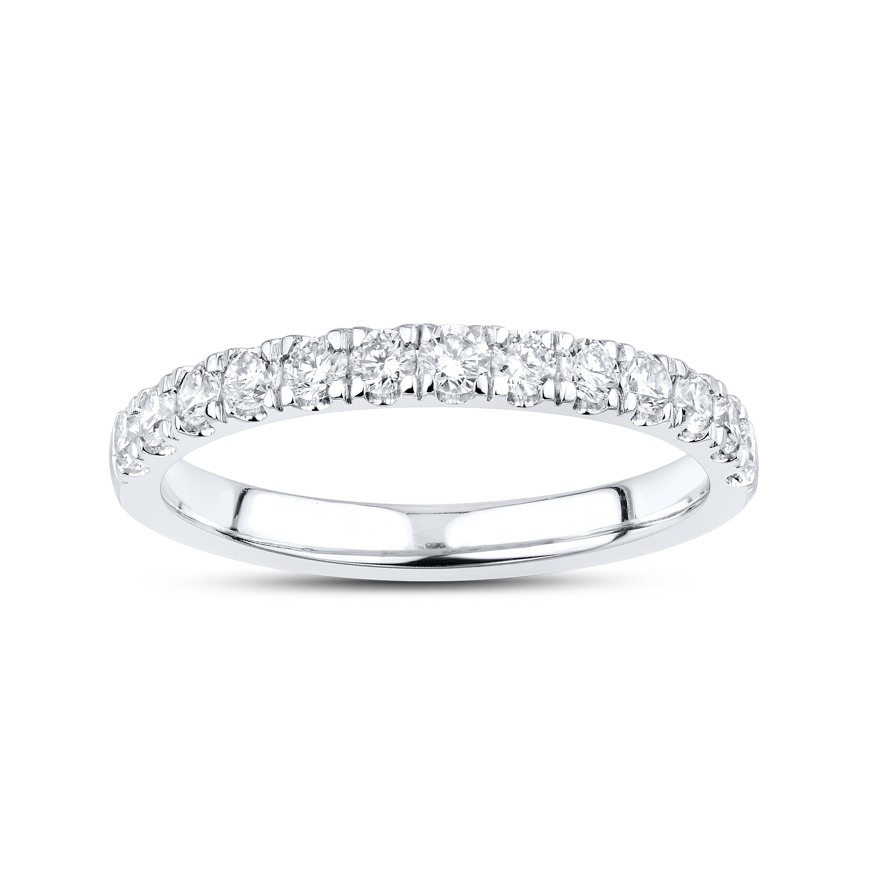 14KT WHITE GOLD 3 CTW LAB DIAMOND BRIDAL SET