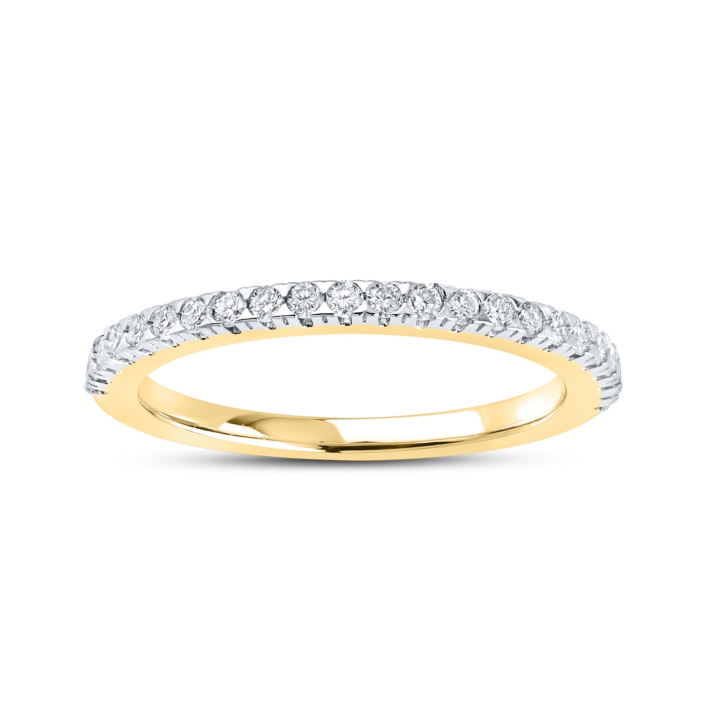 14KT YELLOW GOLD 5 CTW LAB DIAMOND BRIDAL SET
