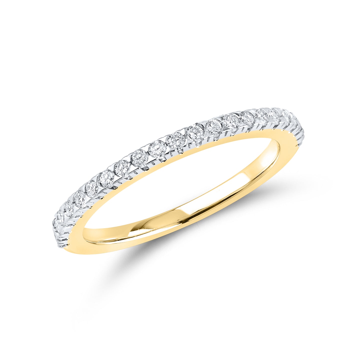 14KT YELLOW GOLD 5 CTW LAB DIAMOND BRIDAL SET