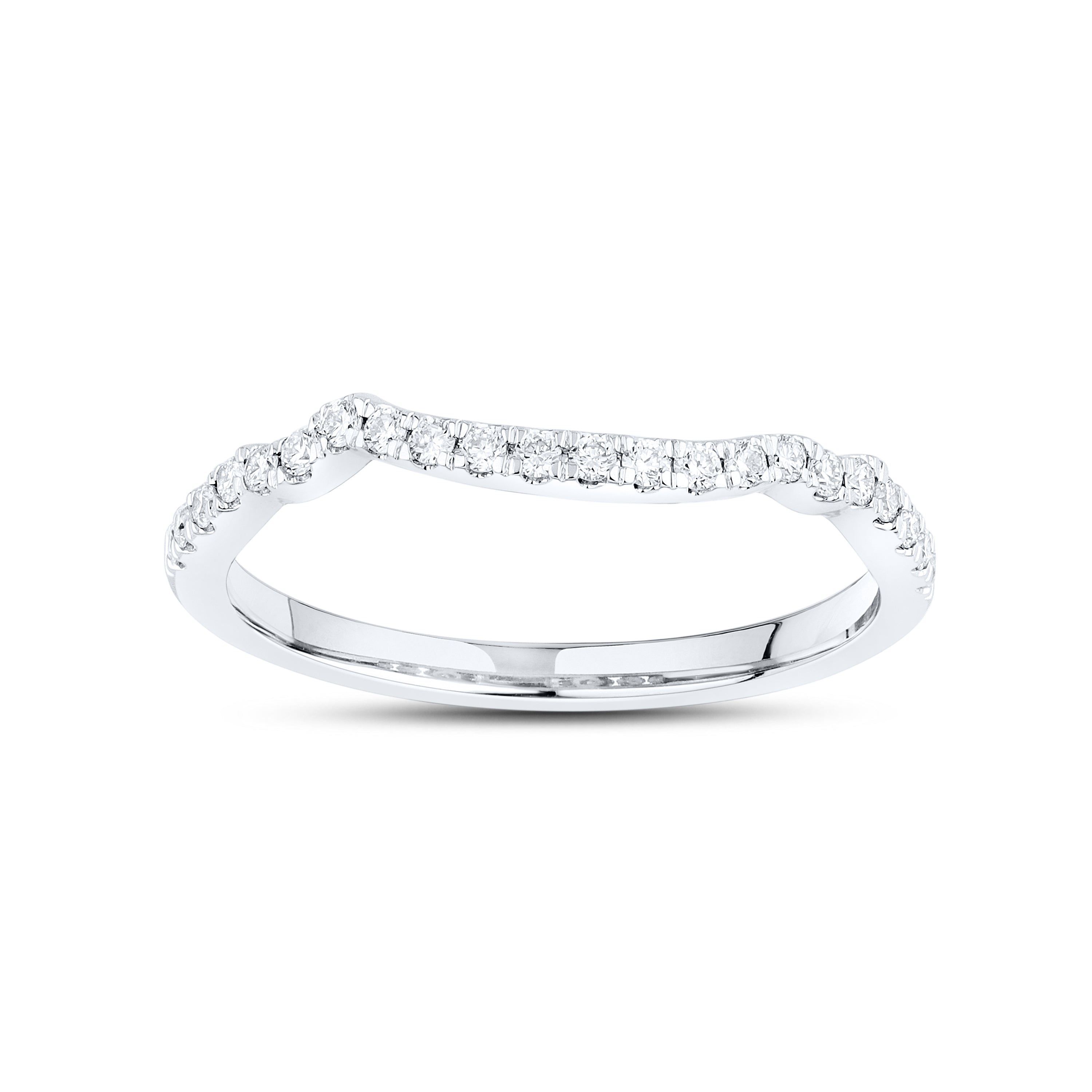 10kt White Gold 1.02 CTW Lab Diamond Bridal Ring Set