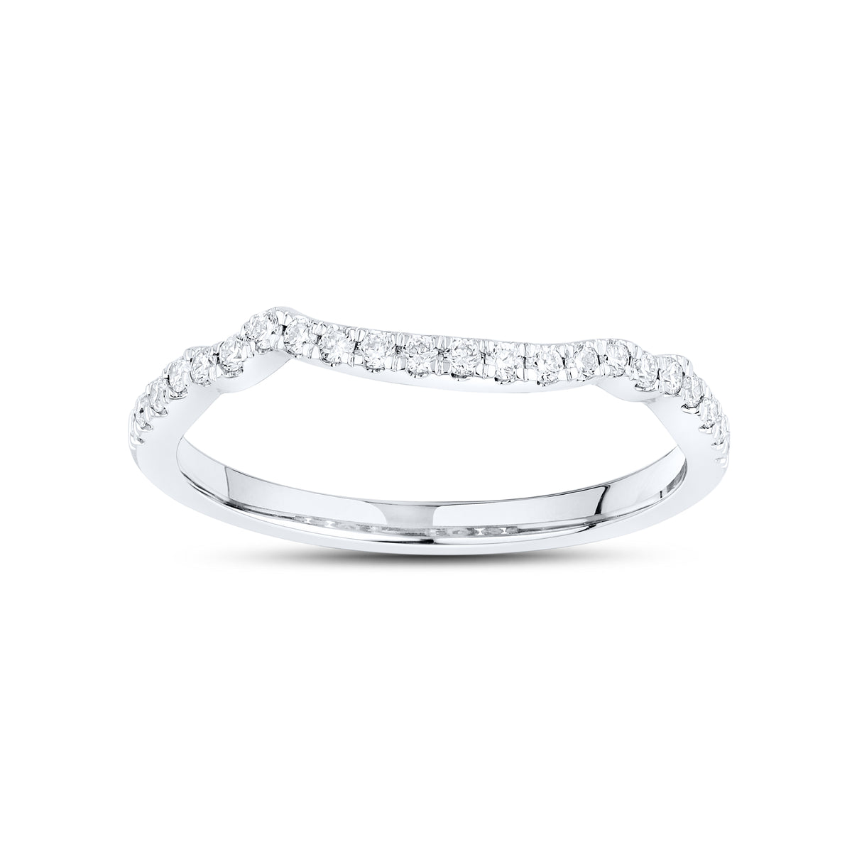 10kt White Gold 1.02 CTW Lab Diamond Bridal Ring Set