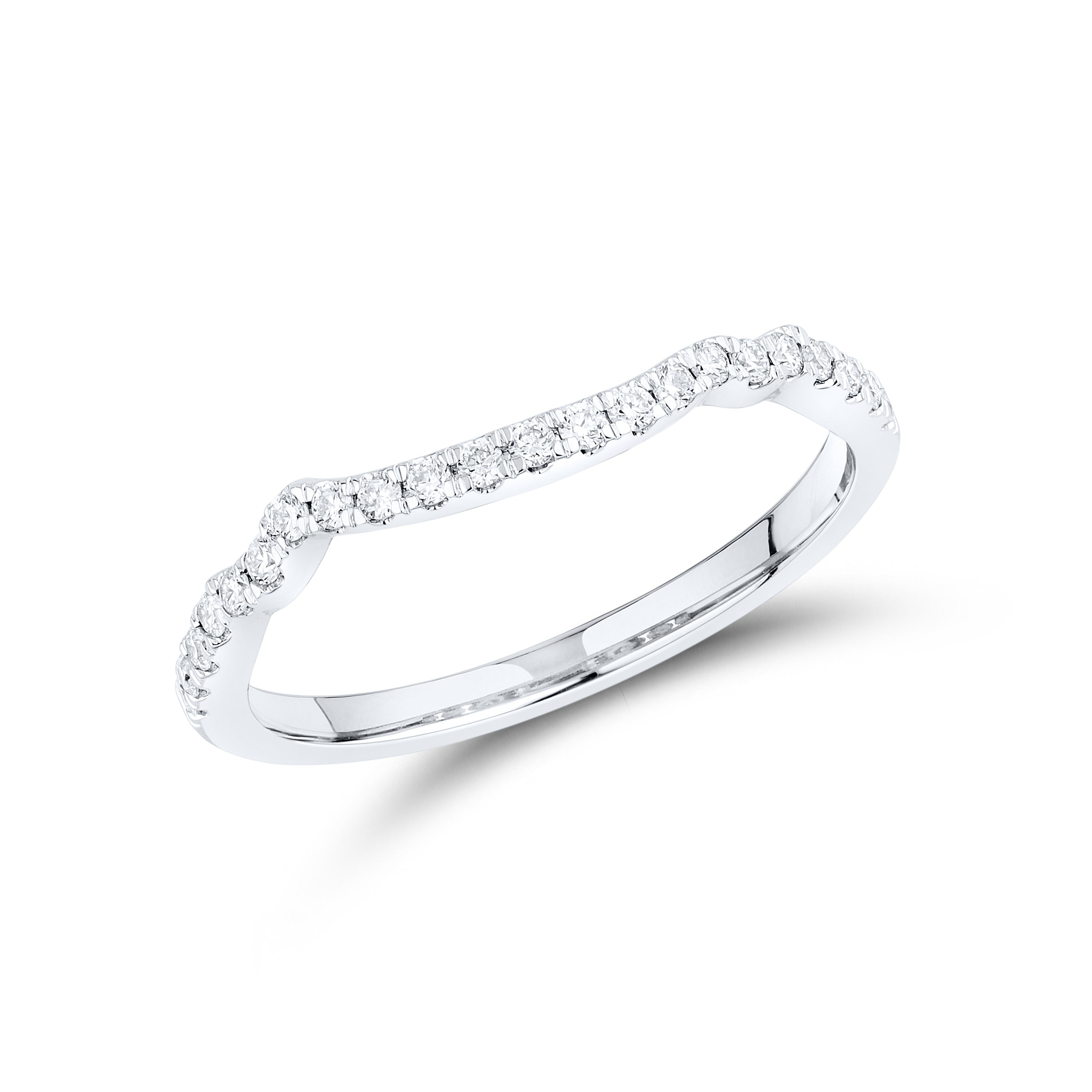 10kt White Gold 1.02 CTW Lab Diamond Bridal Ring Set
