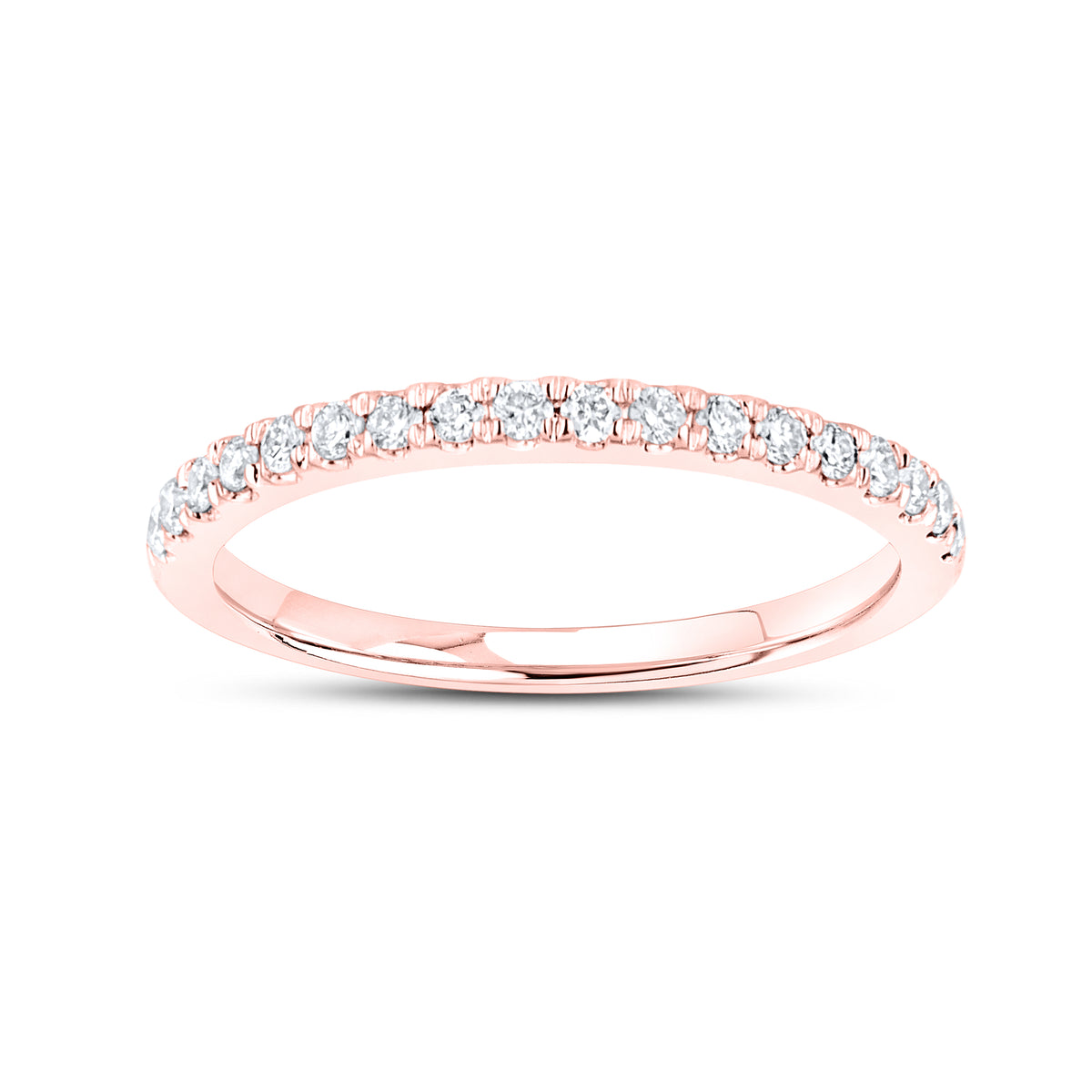 14KT ROSE GOLD 1 CTW PEAR SHAPE LAB DIAMOND BRIDAL RING SET