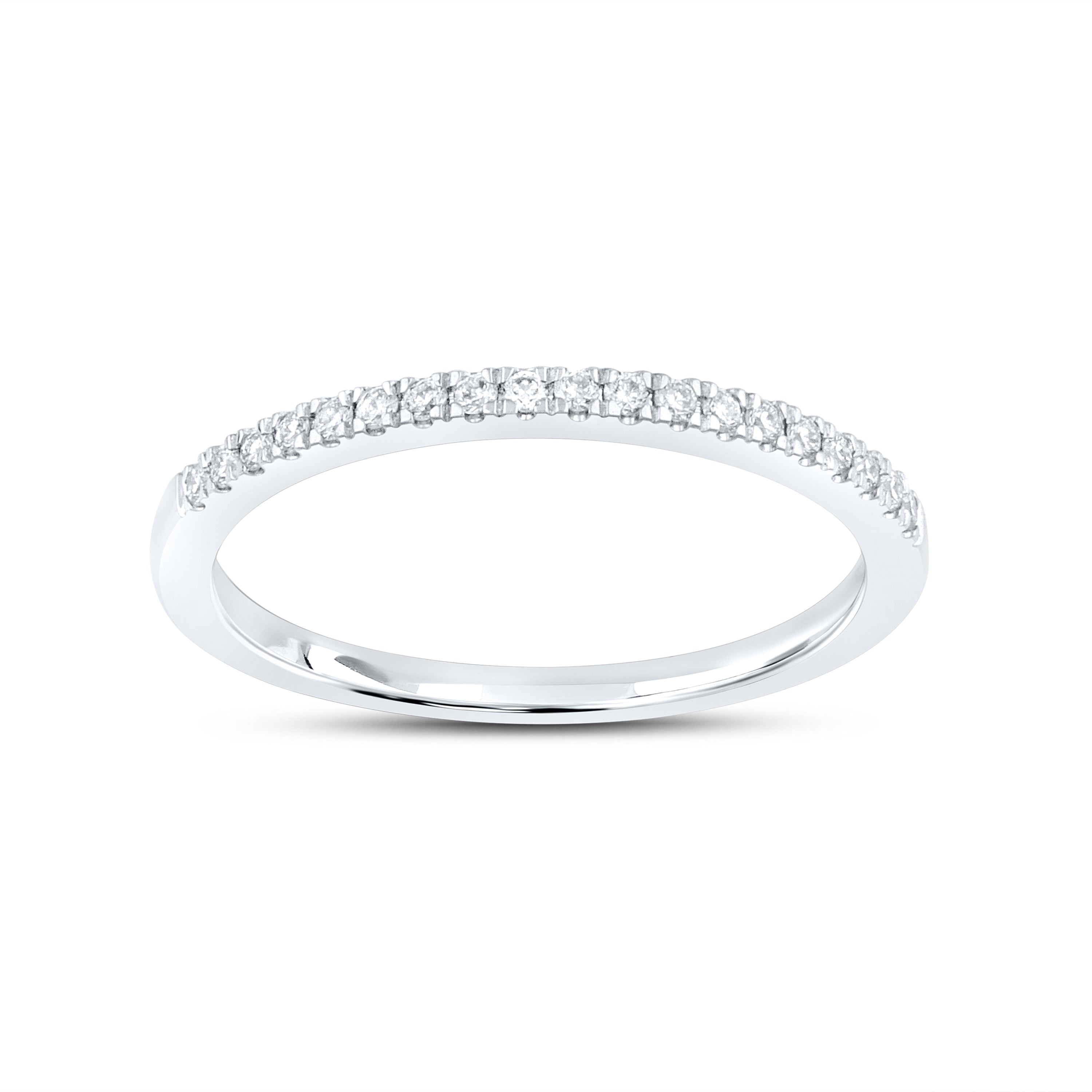 10KT WHITE GOLD 0.80 CTW LAB DIAMOND BRIDAL SET