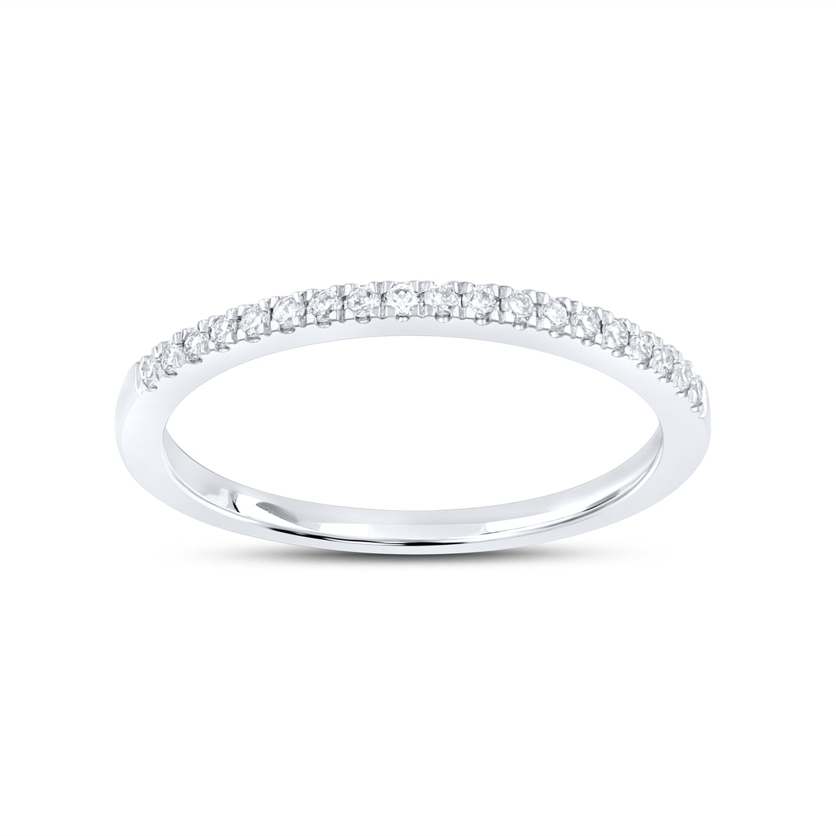 10KT WHITE GOLD 0.80 CTW LAB DIAMOND BRIDAL SET
