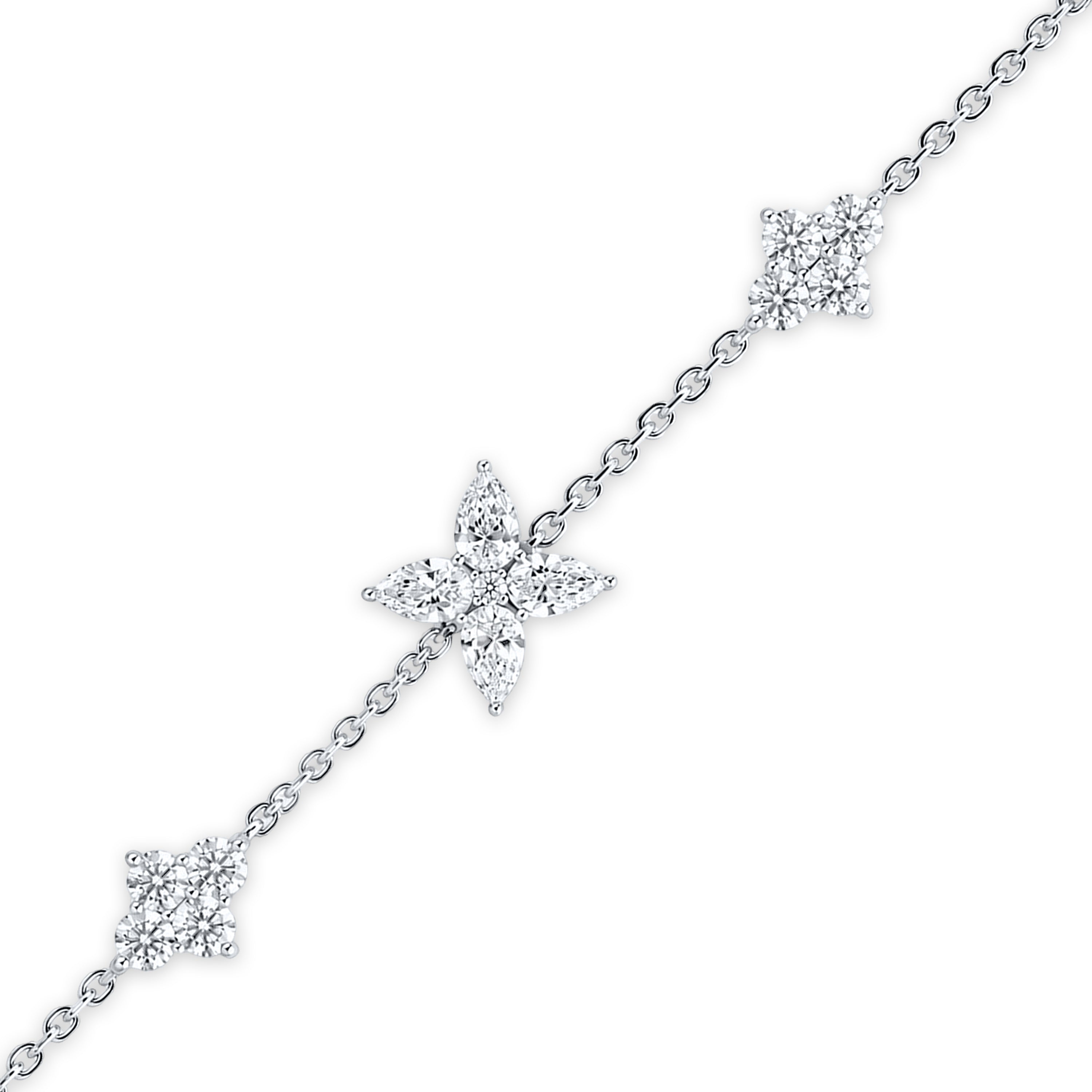 925 lab diamond bracelet 2.99 ctw
