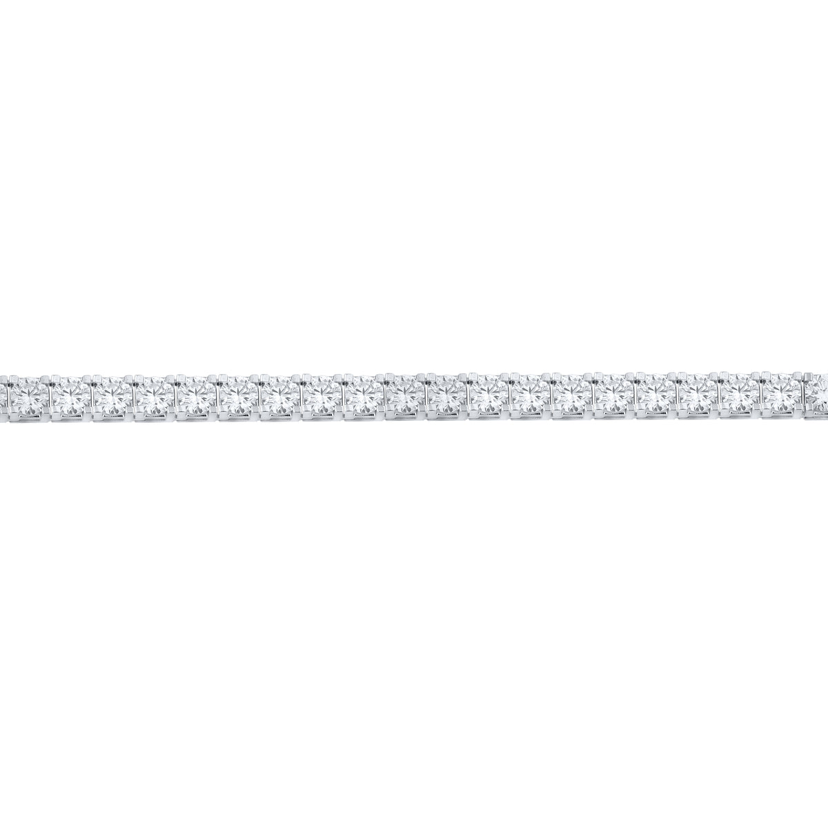 14kt white gold 7 CTW Lab Diamond Tennis Bracelet