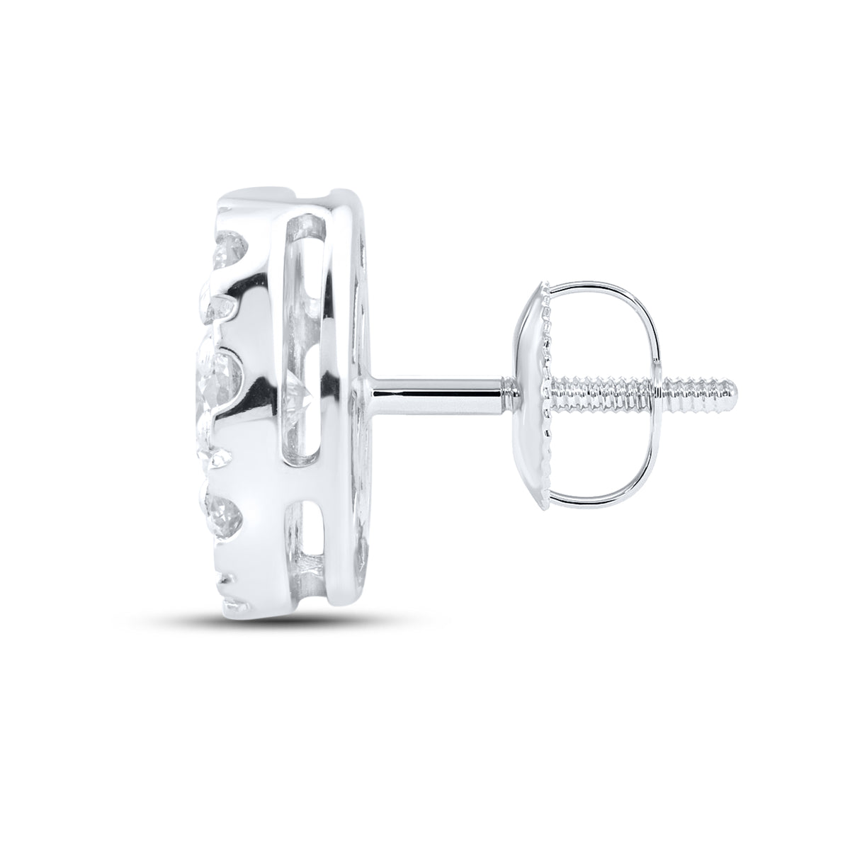 14kt White Gold 1.47 CTW Lab Diamond  Earrings