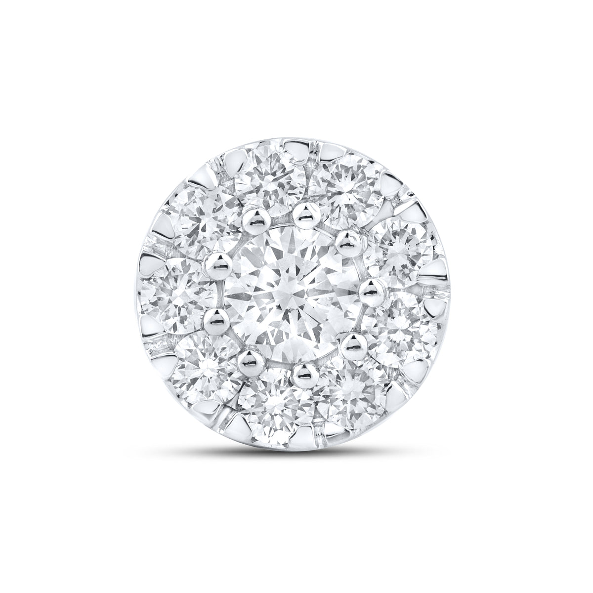 14kt White Gold 1.47 CTW Lab Diamond  Earrings
