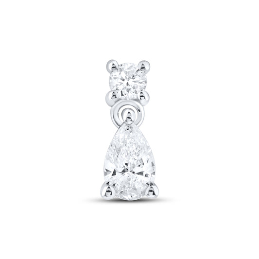 14kt White Gold 0.49 CTW Lab Diamond  Earrings