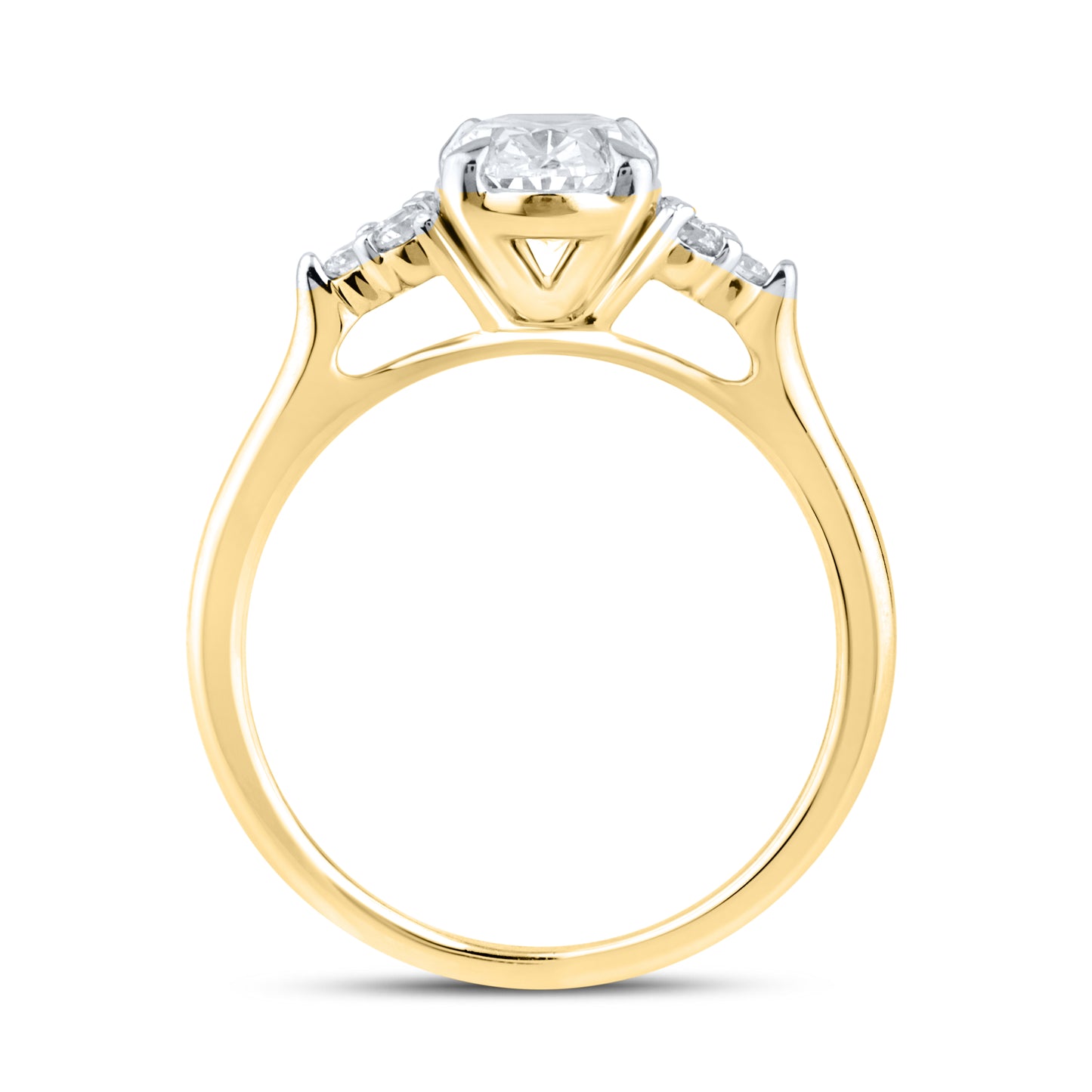 14kt Yellow Gold 1.69 CTW Lab Diamond Engagement Ring