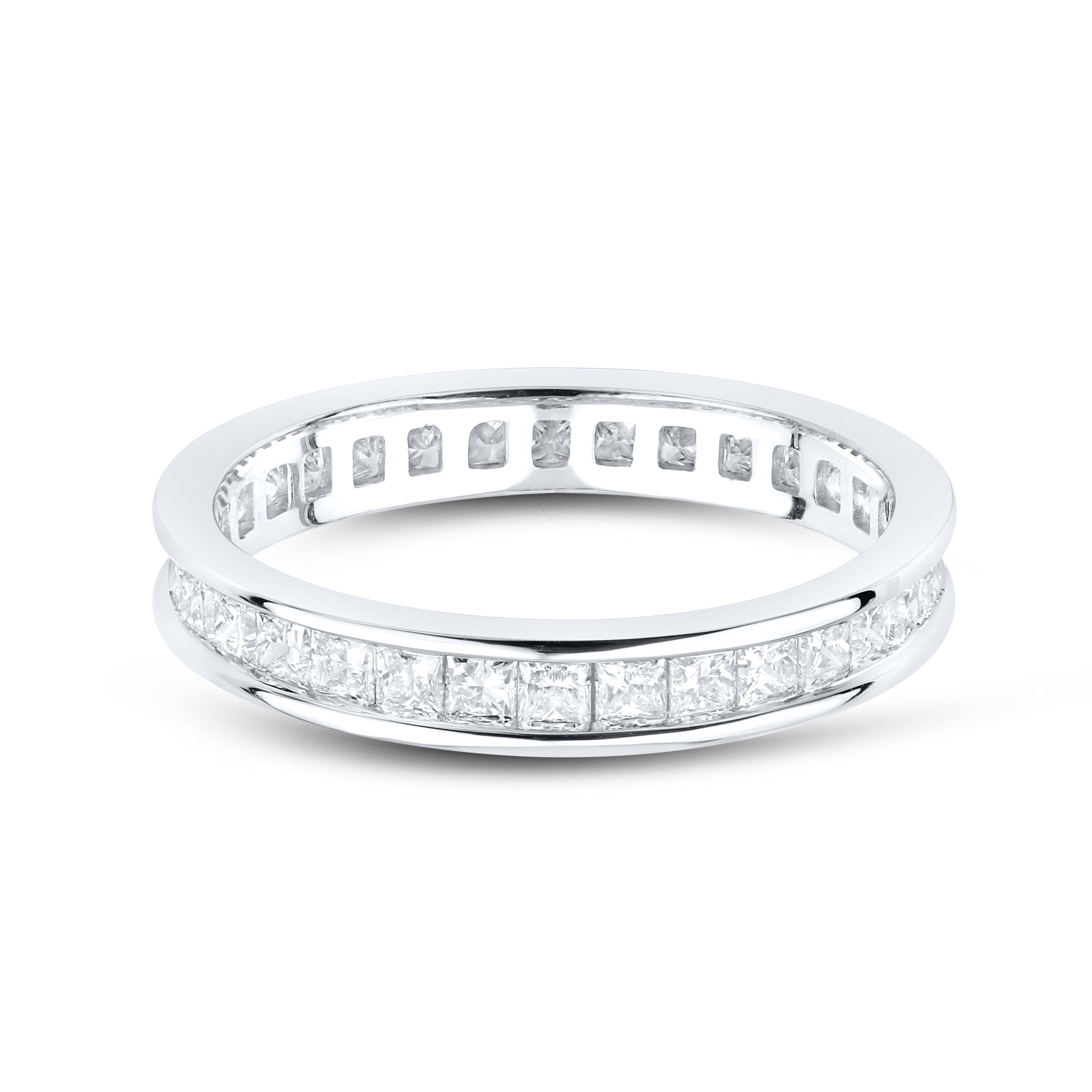 14kt White Gold 1.24 CTW Lab Diamond Ladies Eternity Band