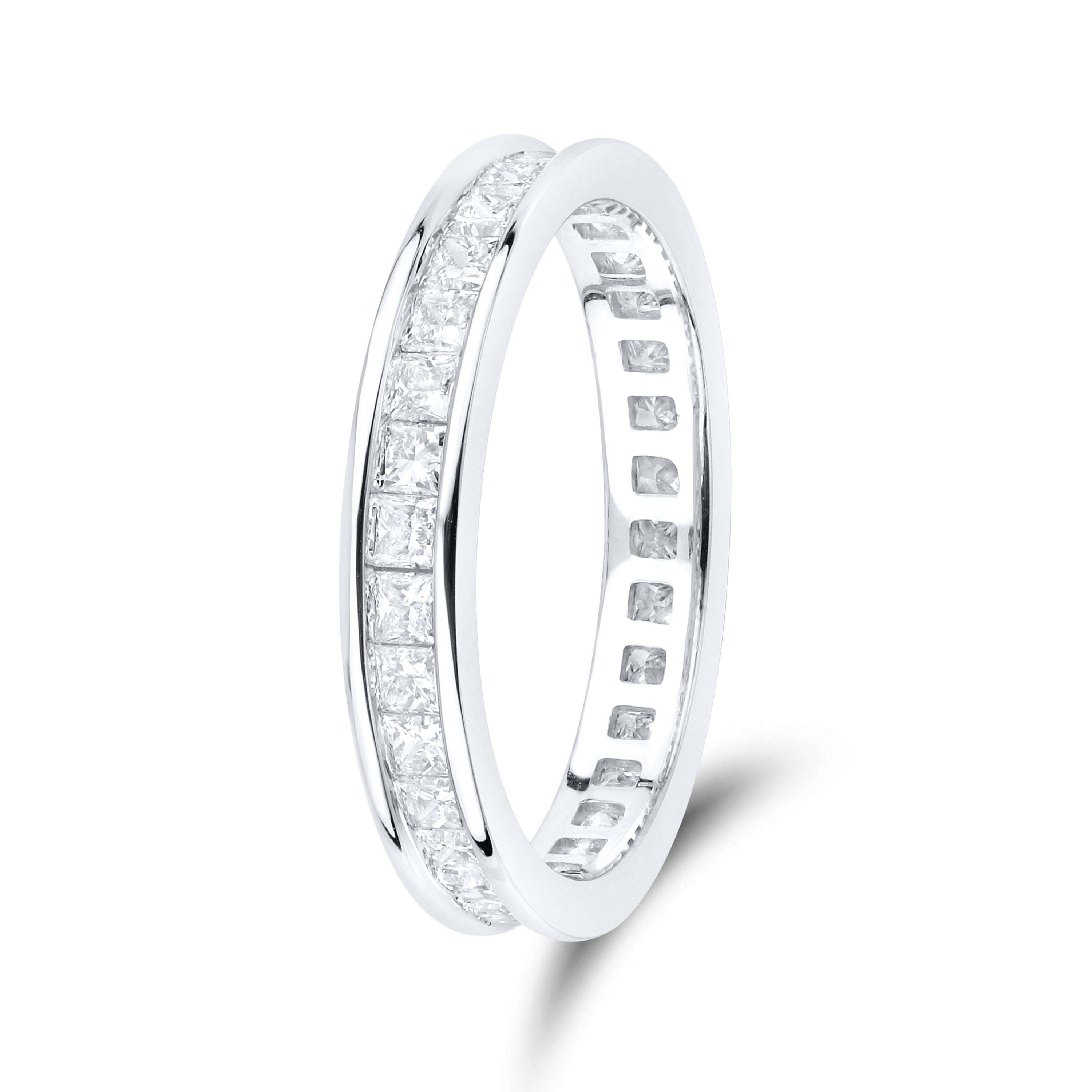 14kt White Gold 1.24 CTW Lab Diamond Ladies Eternity Band