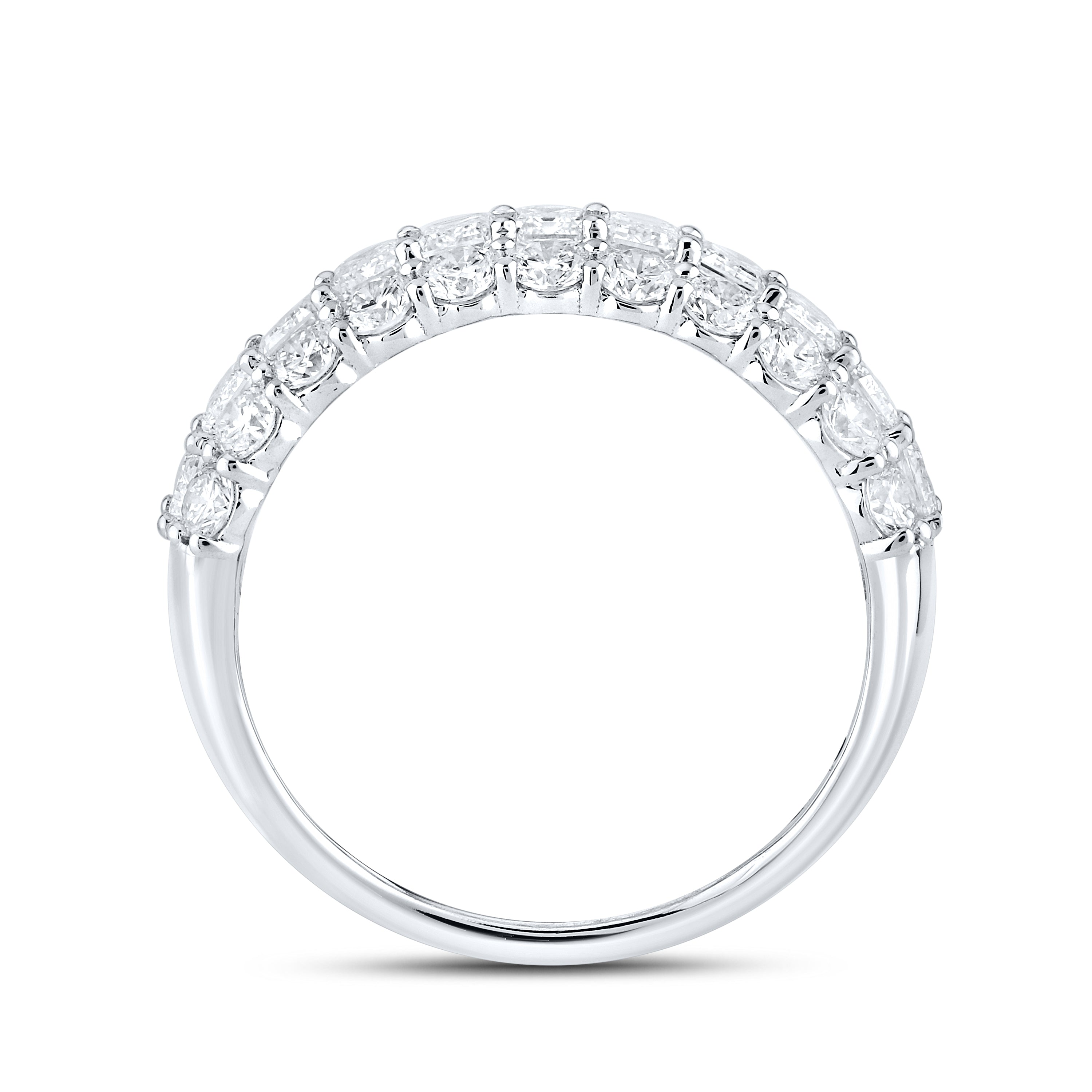 14kt White Gold 2.50 CTW Lab Diamond Ladies Band