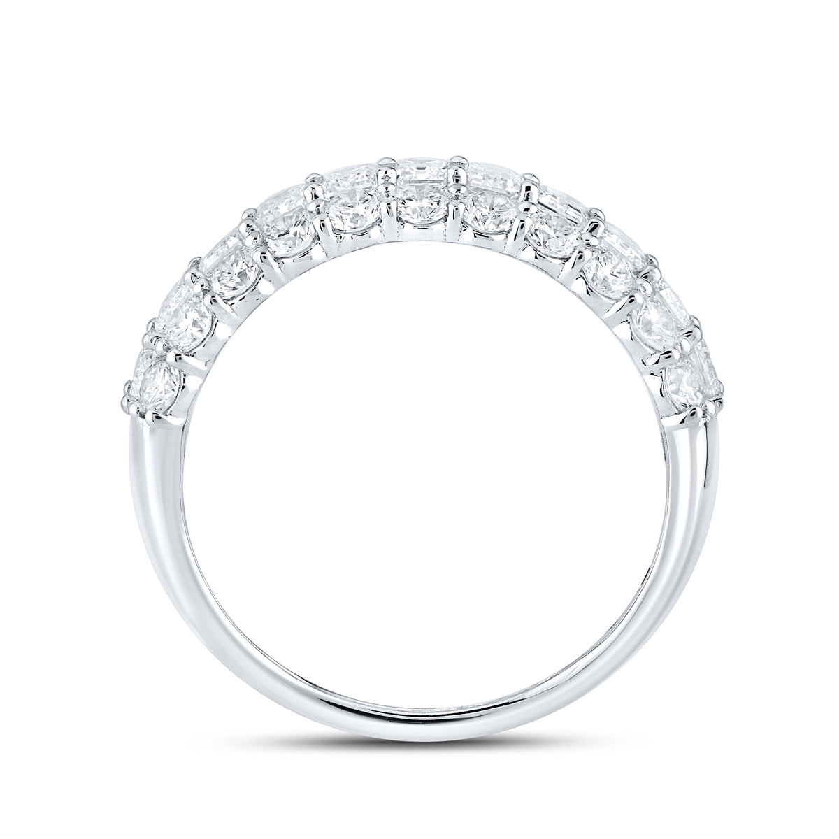14kt White Gold 2.50 CTW Lab Diamond Ladies Band
