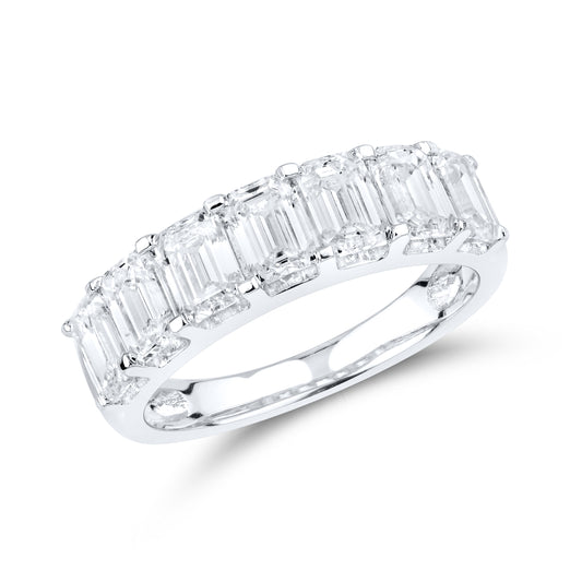14kt White Gold 2.63CTW Lab Diamond Ladies  Band