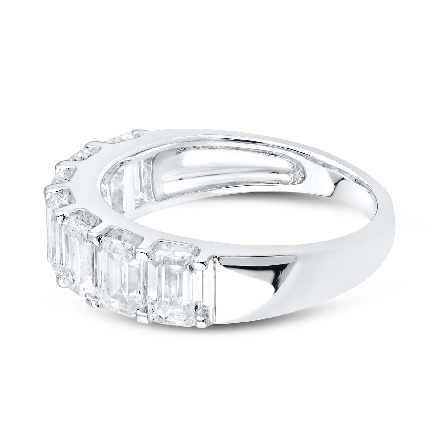 14kt White Gold 2.63CTW Lab Diamond Ladies  Band