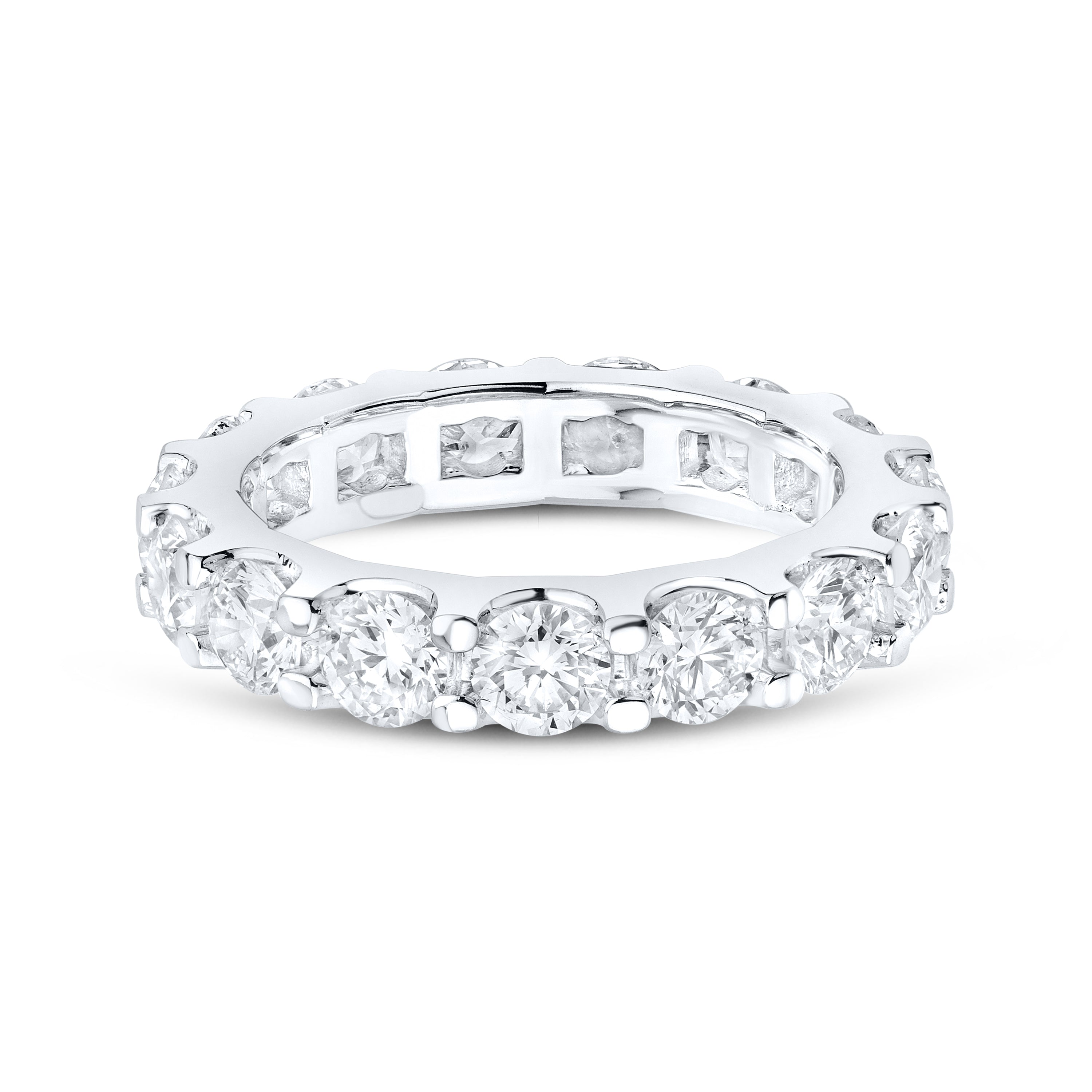 14kt White Gold 3.75 CTW Lab Diamond Ladies Band