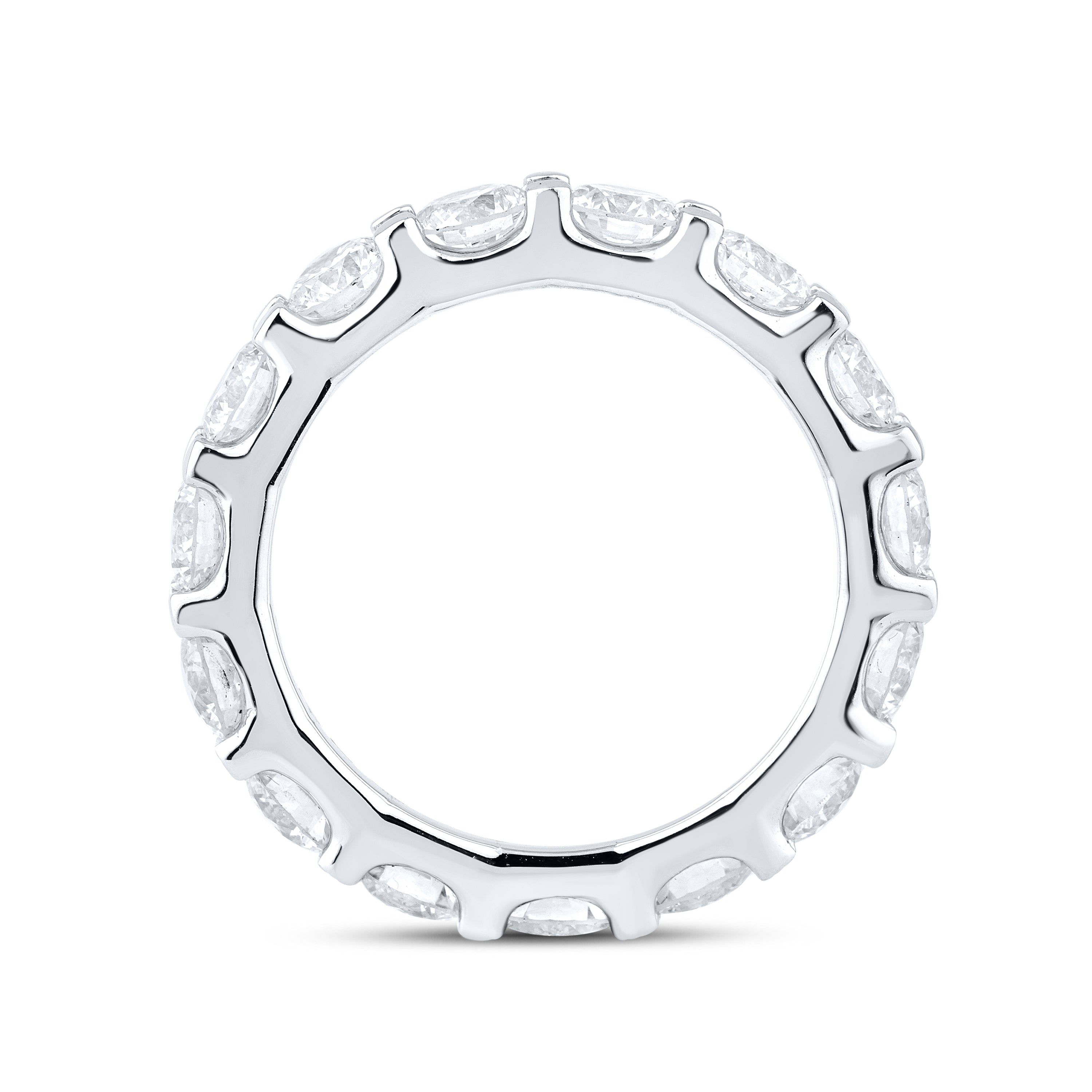 14kt White Gold 3.75 CTW Lab Diamond Ladies Band
