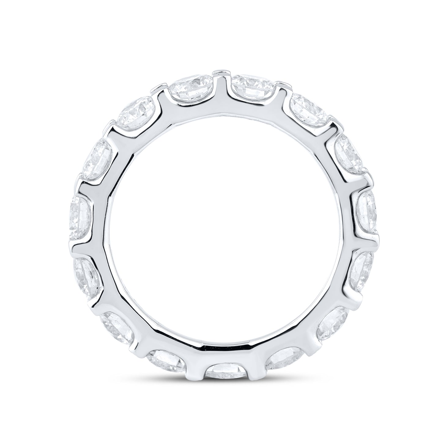 14kt White Gold 3.75 CTW Lab Diamond Ladies Band