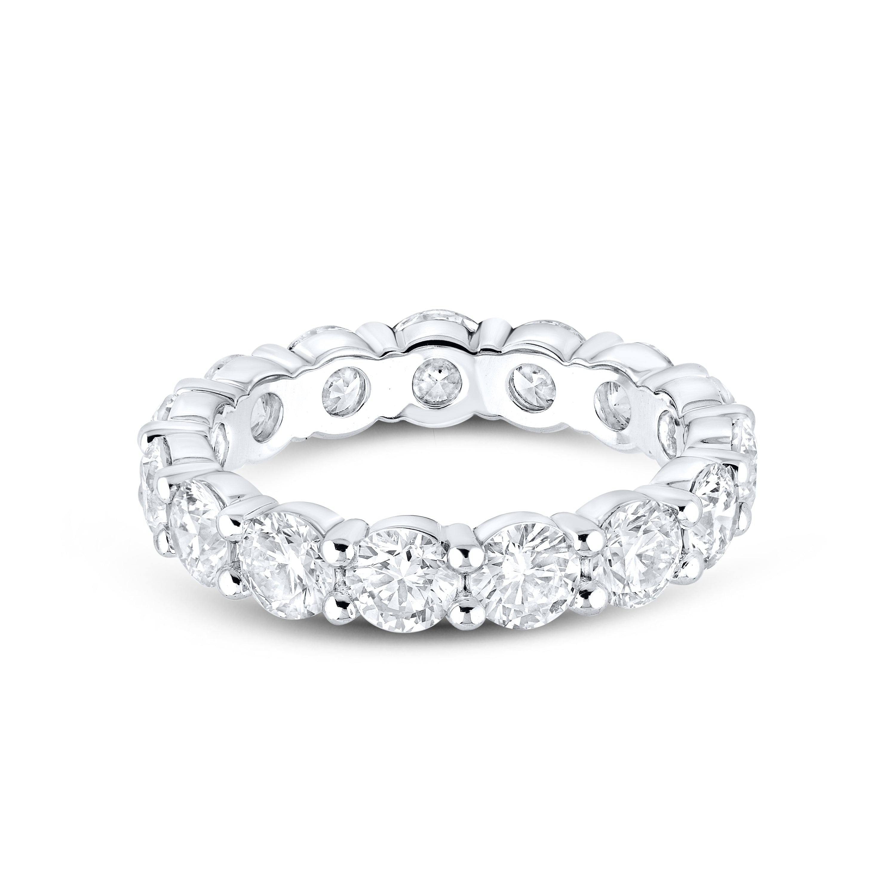 14kt White Gold 3.75 CTW Lab Diamond Eternity Ladies Band