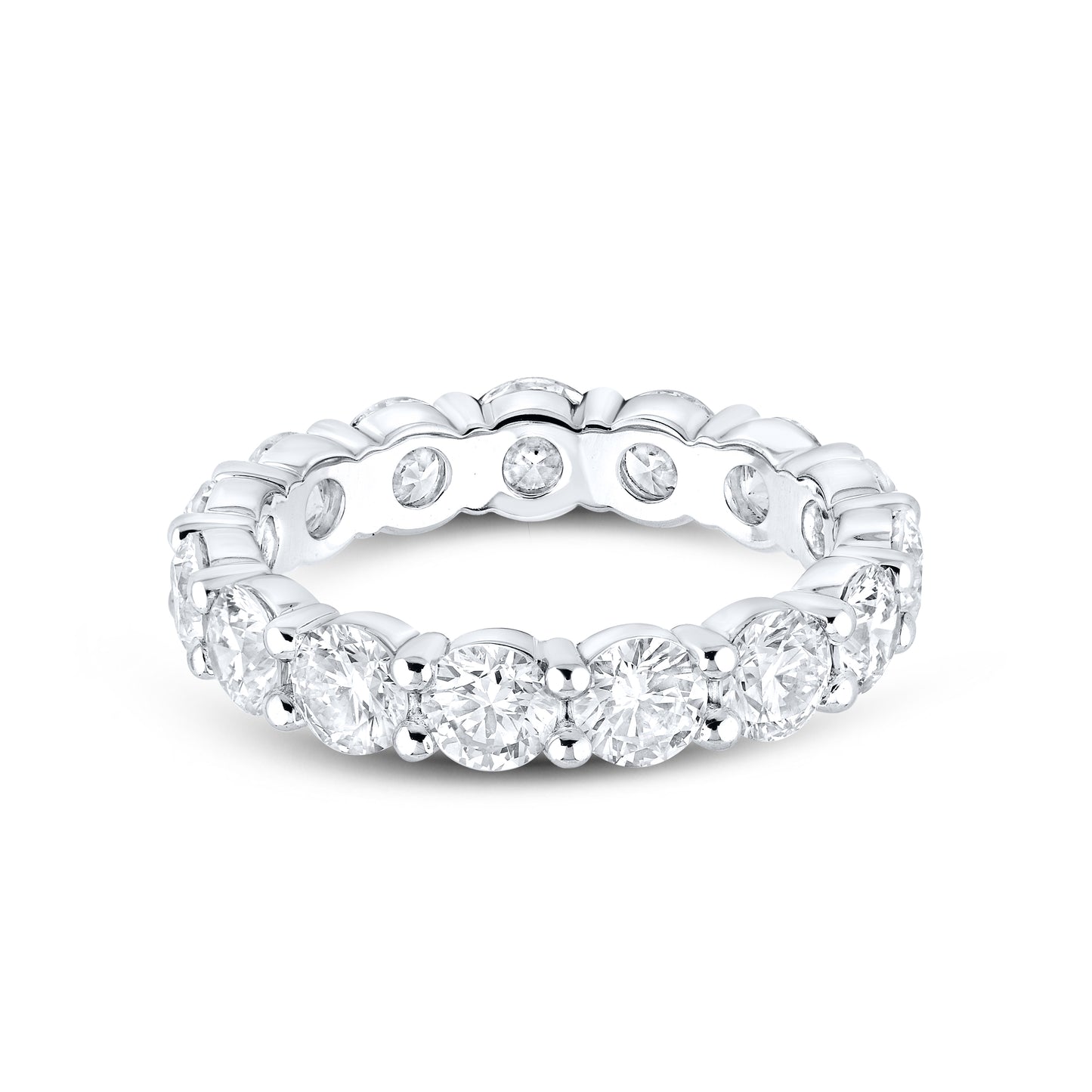 14kt White Gold 3.75 CTW Lab Diamond Eternity Ladies Band