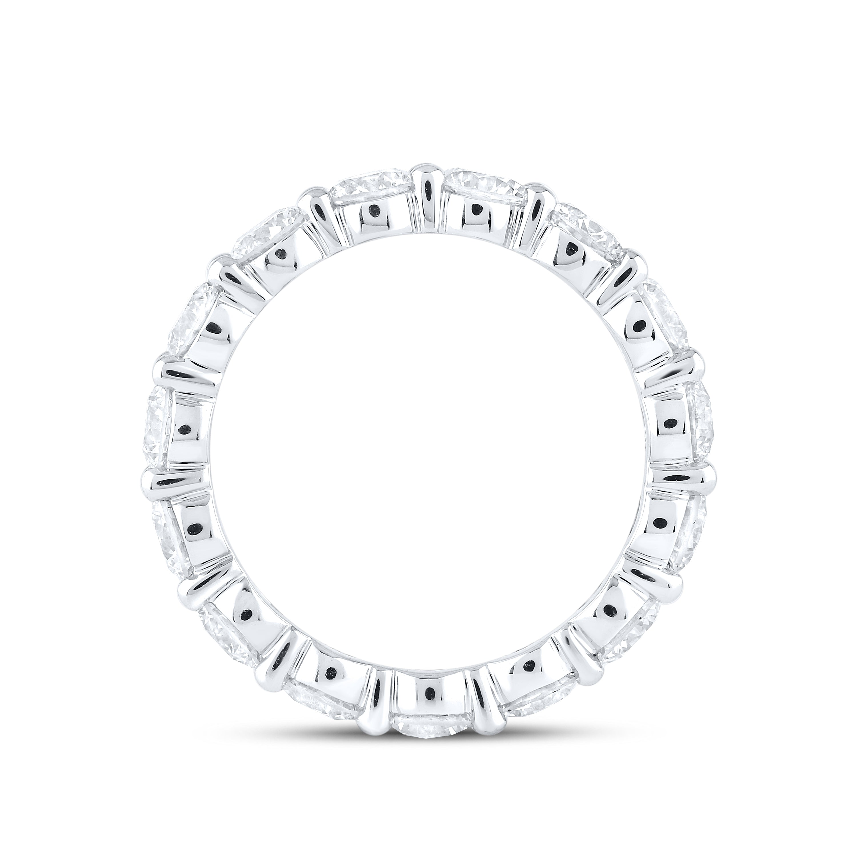 14kt White Gold 3.75 CTW Lab Diamond Eternity Ladies Band