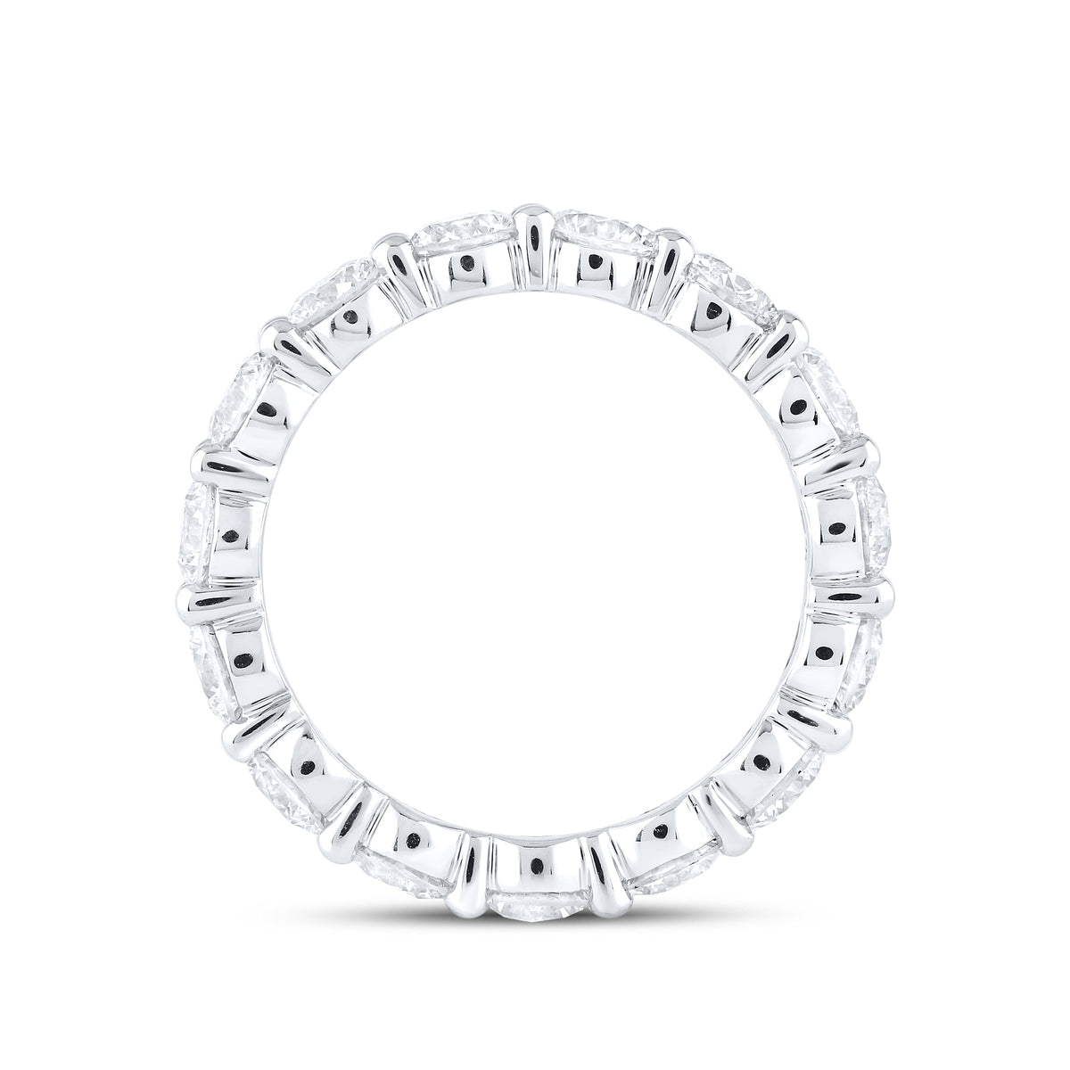 14kt White Gold 3.75 CTW Lab Diamond Eternity Ladies Band
